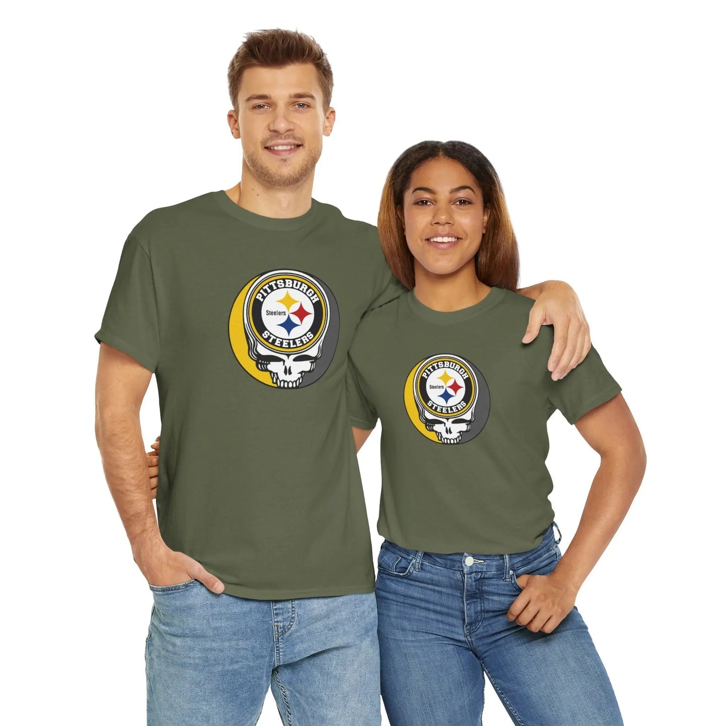 Pittsburgh Steelers Steal Your Face T-Shirt Grateful Dead The Gridiron Collection