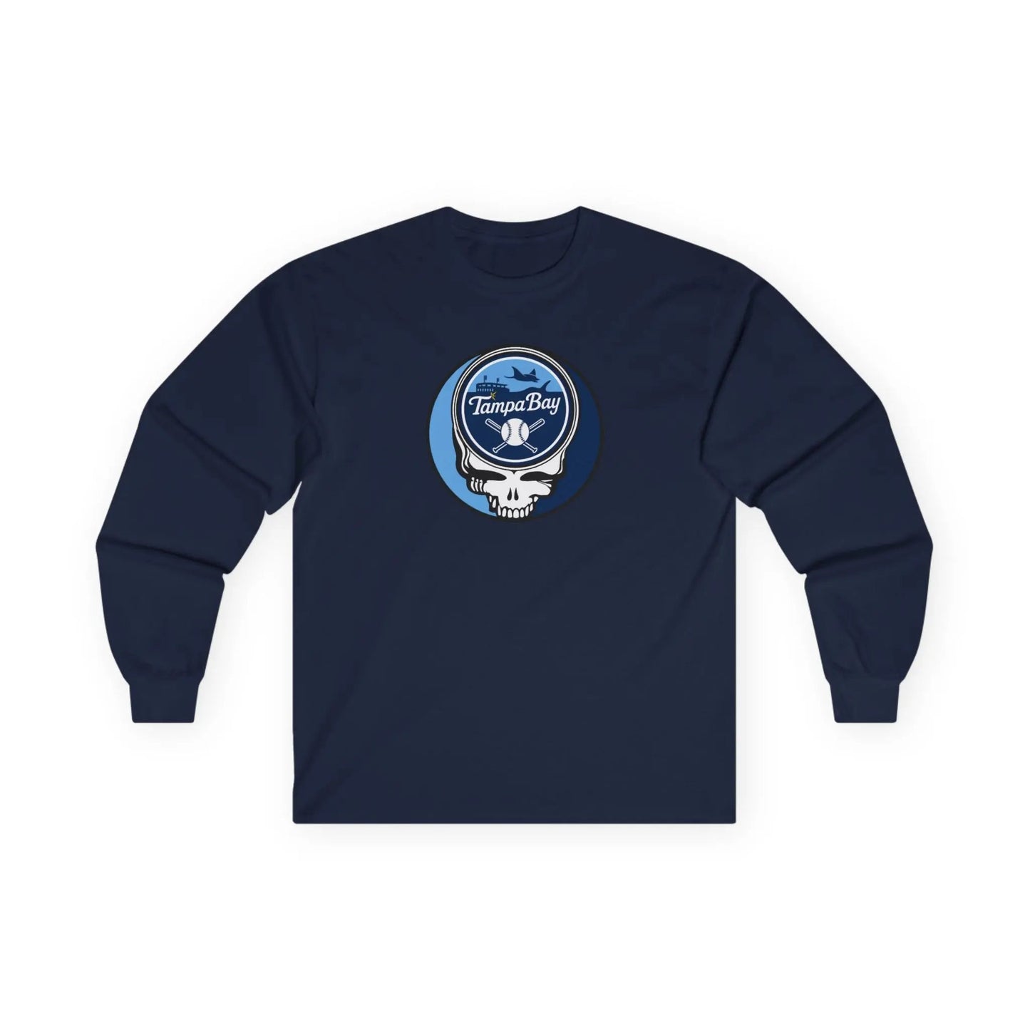 Tampa Bay Baseball Edition Classic Stealie Long Sleeve Tee Ultra Cotton MLB