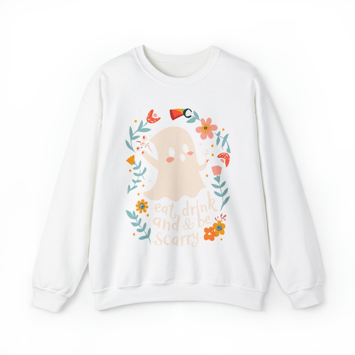 Spooky Eat, Drink and Scary Halloween Sweatshirt, Spooky Season Halloween Sweatshirt, Halloween Costume, Spooky Sweatshirt, Halloween Gifts