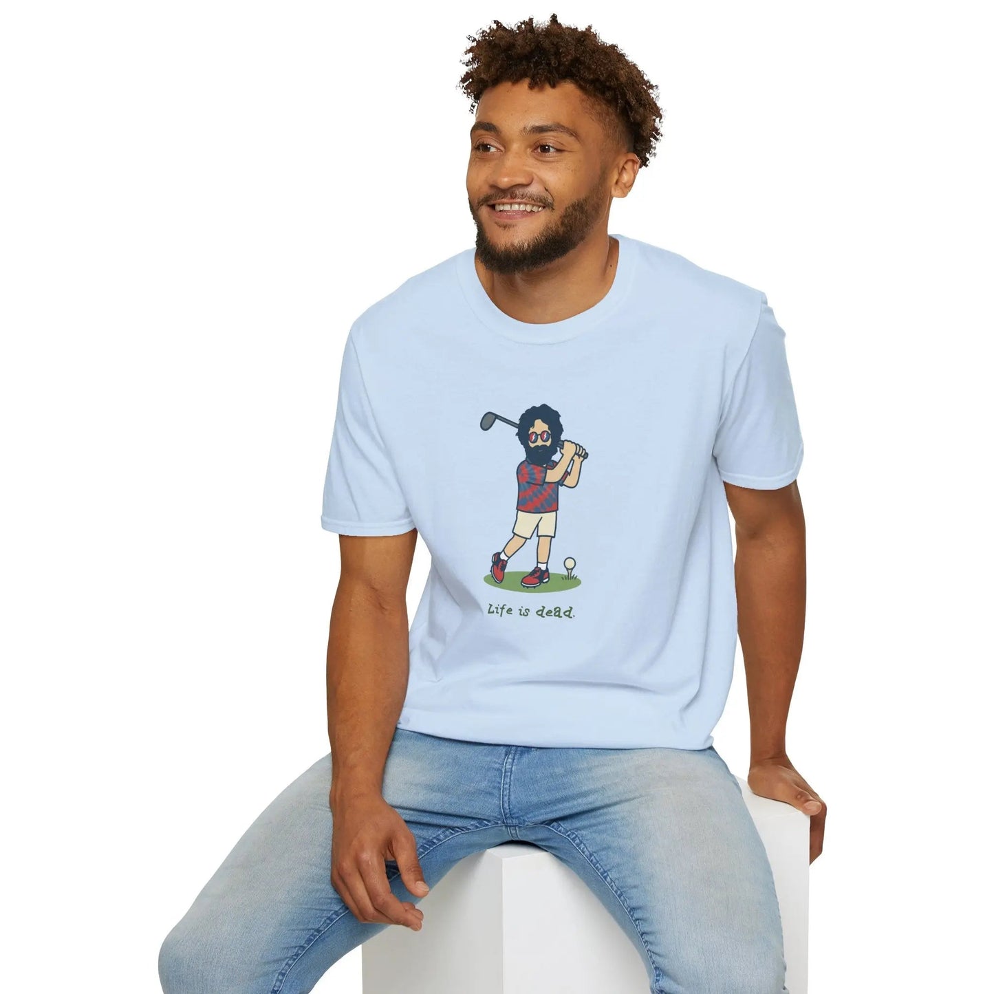 Life is Dead Golfing Jerry T-Shirt Grateful Dead