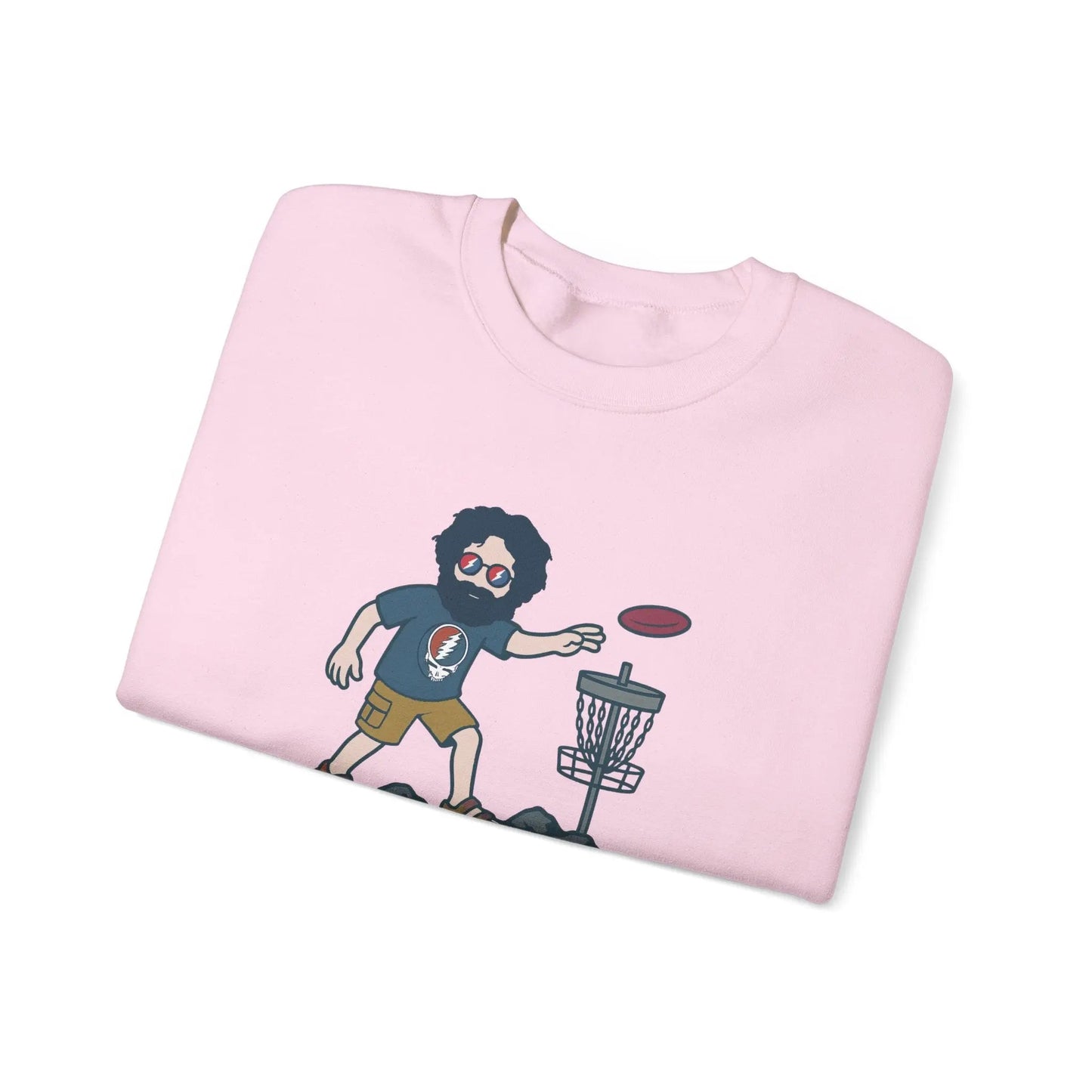 Disc Golfin' Jerry Life is dead Crewneck Sweatshirt