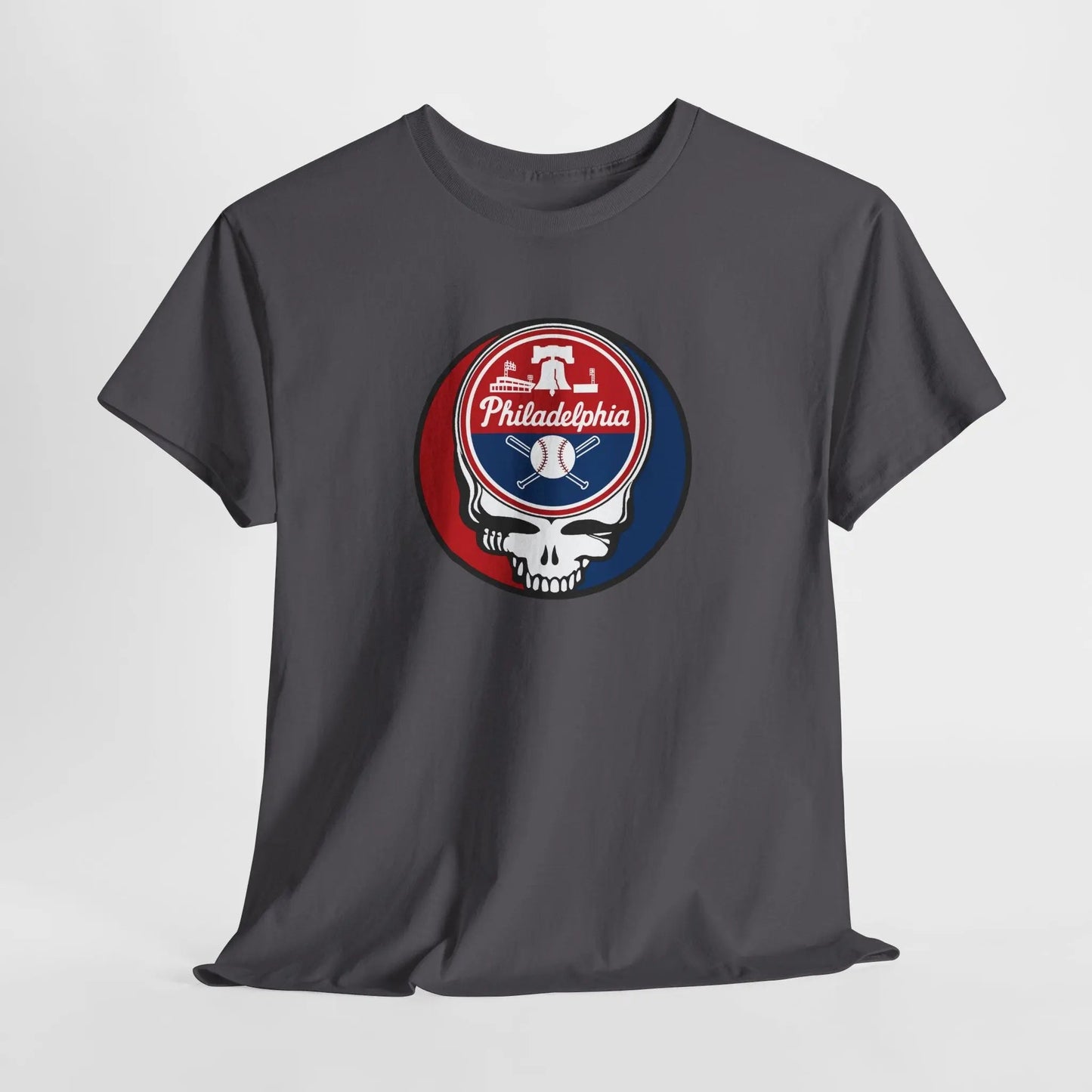 Philadelphia Phillies Grateful Dead Steal Your Face T-Shirt Ballpark Collection MLB