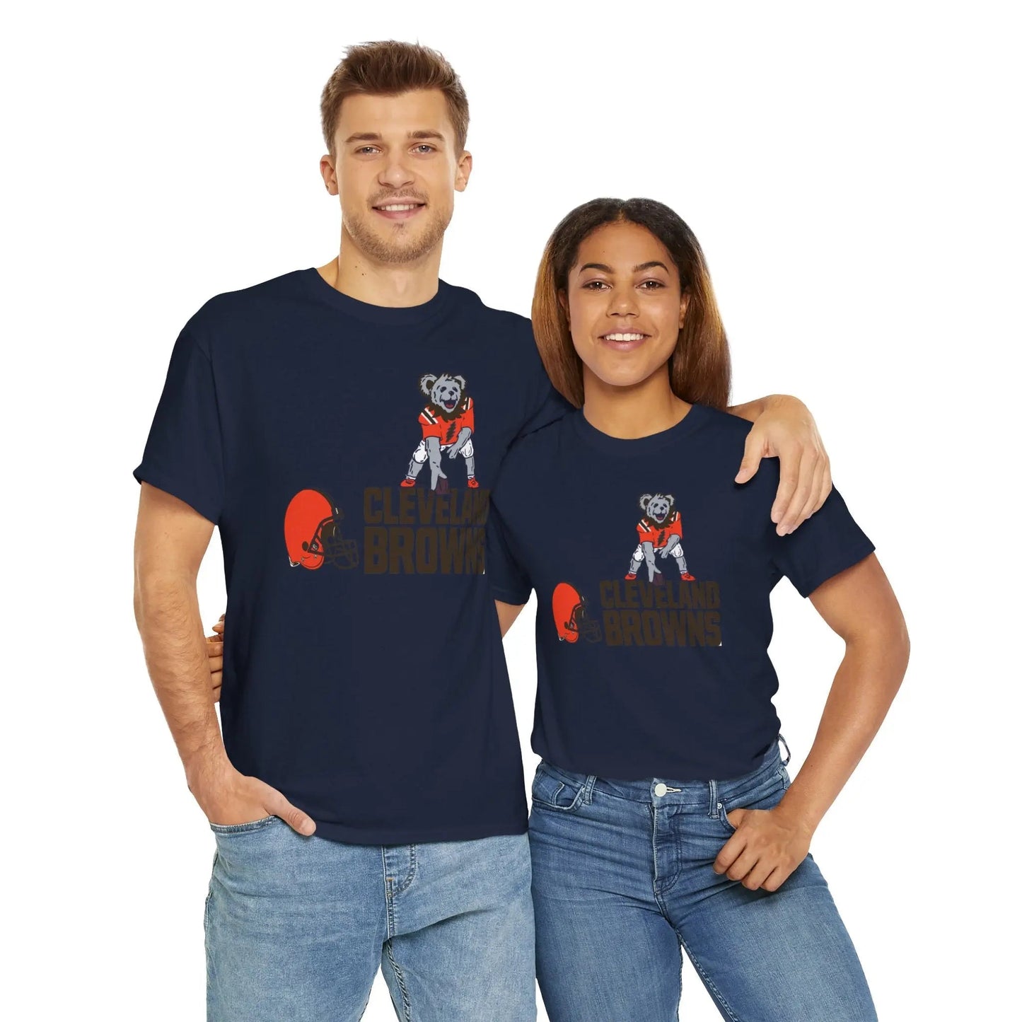 Cleveland Browns Dancing Bear Grateful Dead T-Shirt NFL