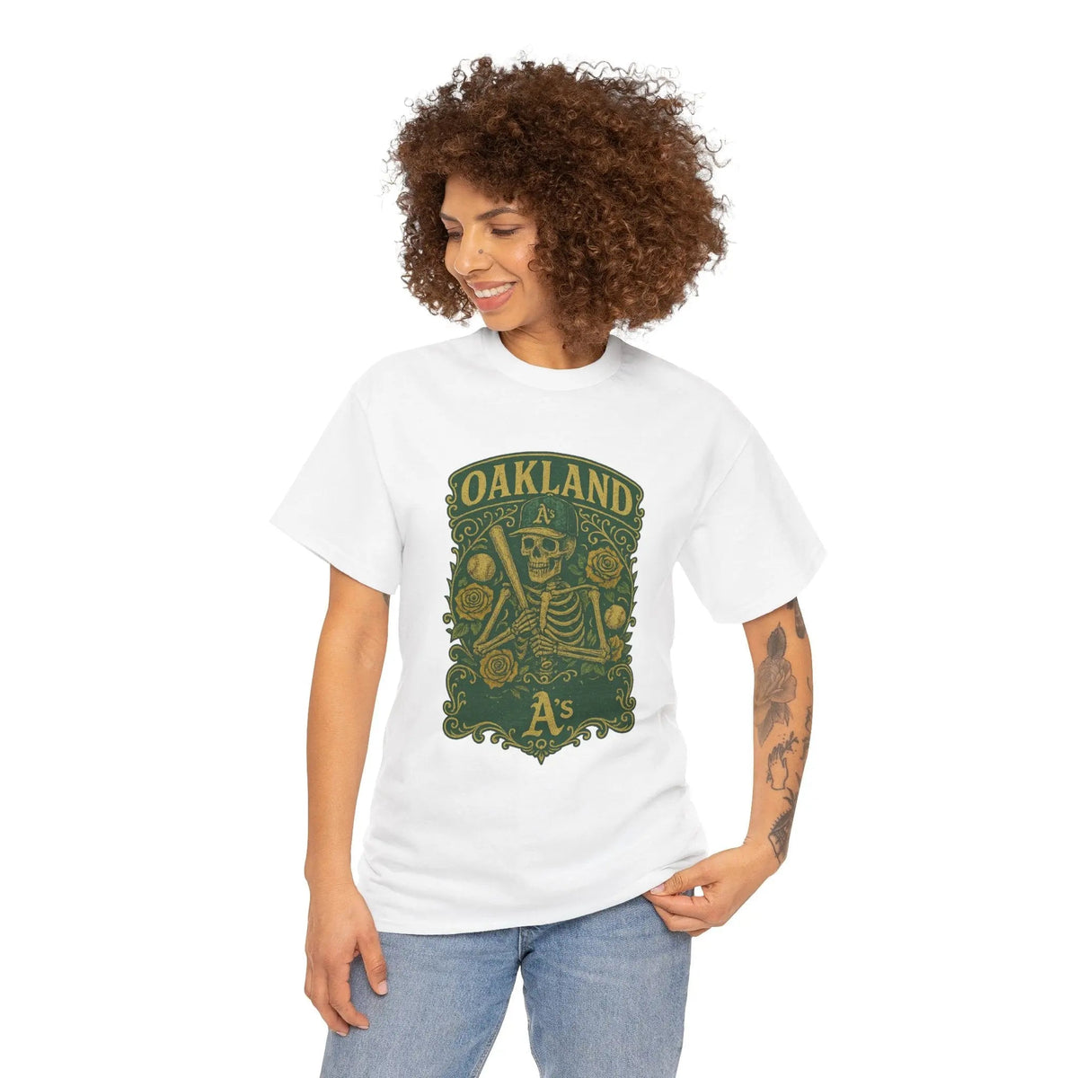 Oakland Baseball Edition Retro Poster Art T-shirt The Ballpark Collection