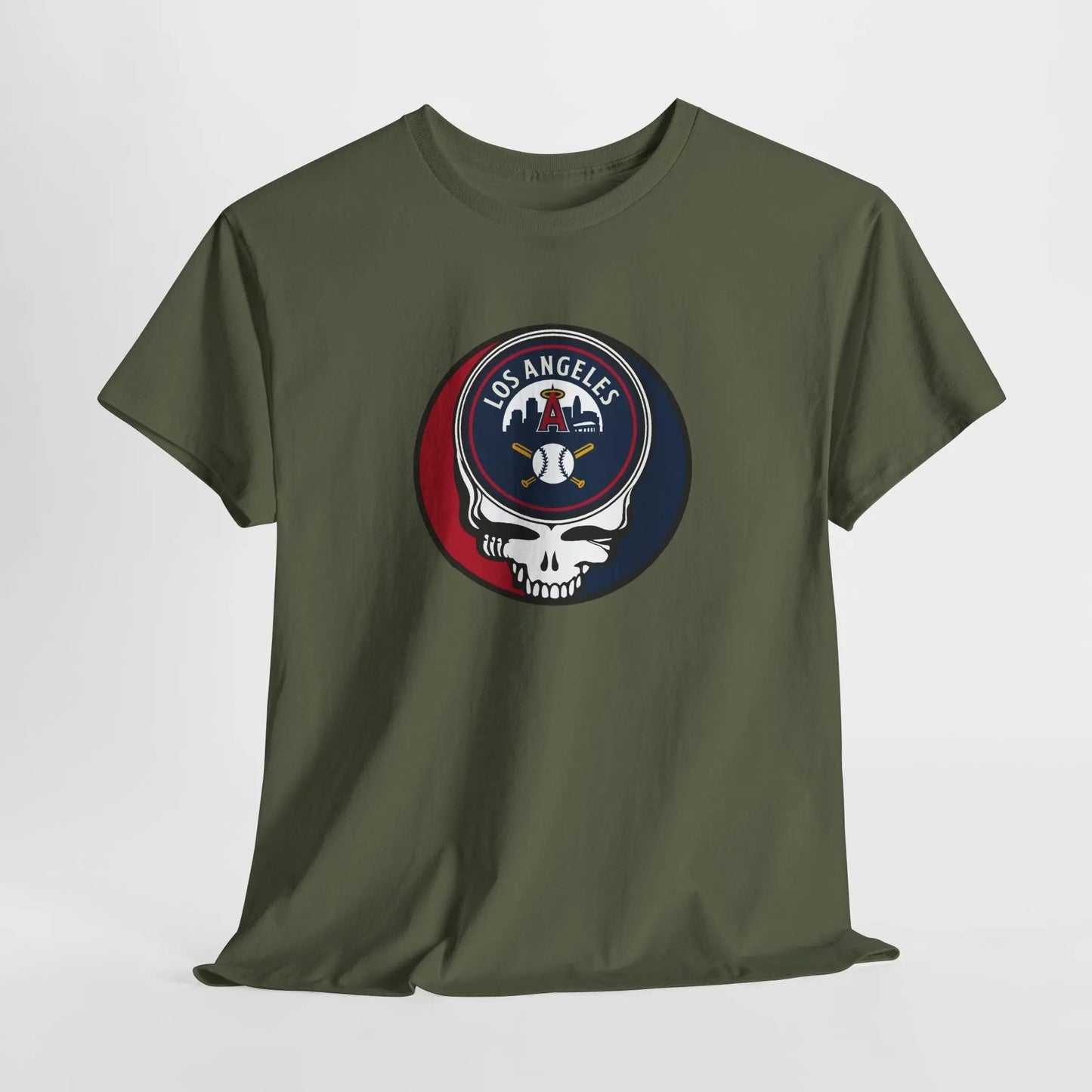 Los Angeles Angels Grateful Dead Steal Your Face T-Shirt The Ballpark Collection