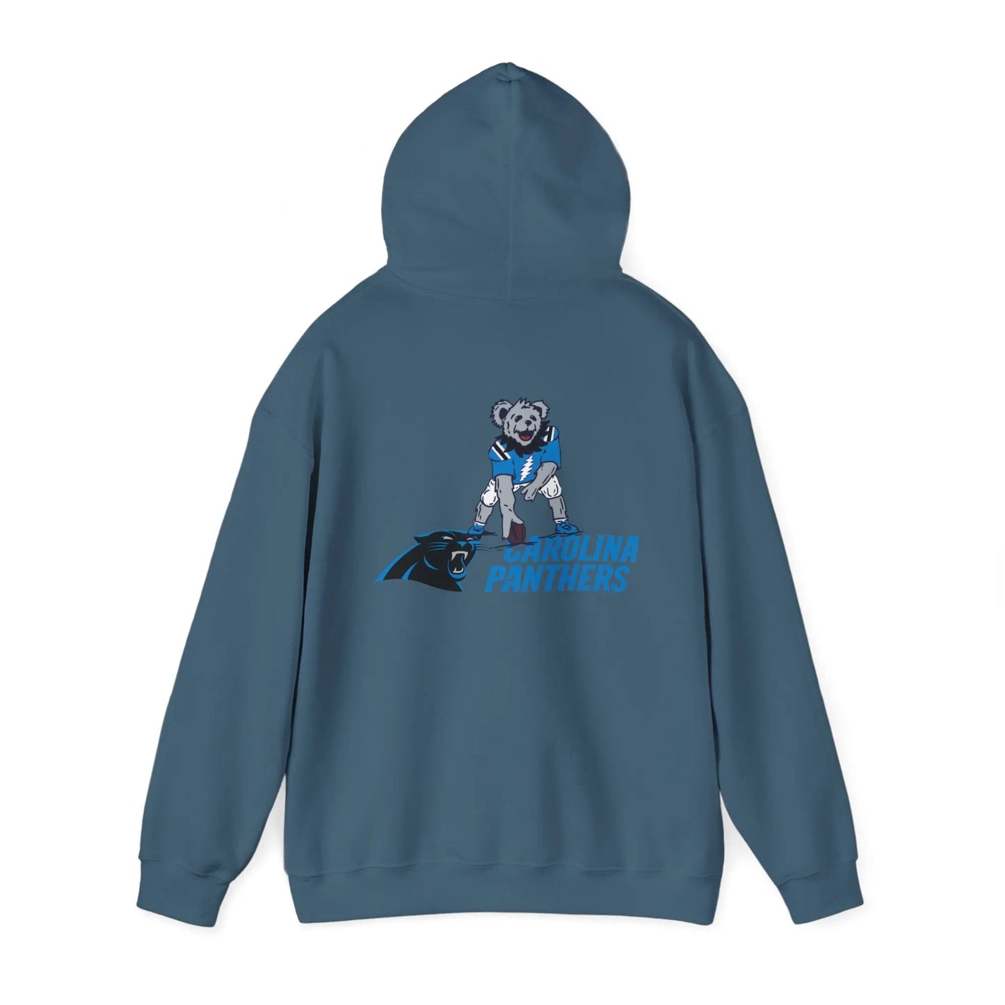 Carolina Panthers Dancing Bear Unisex Two-Sided Hoodie The Gridiron Collection