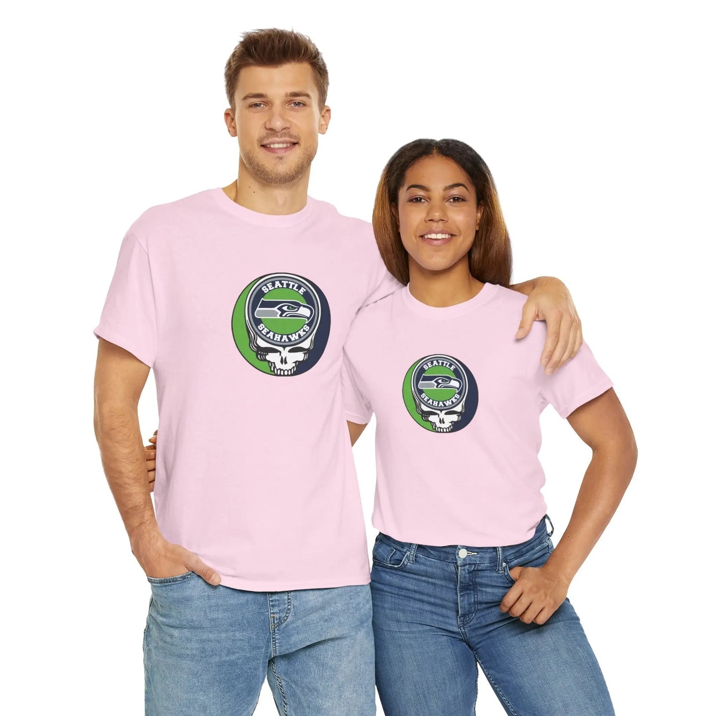 Seattle Seahawks Steal Your Face T-Shirt Grateful Dead The Gridiron Collection