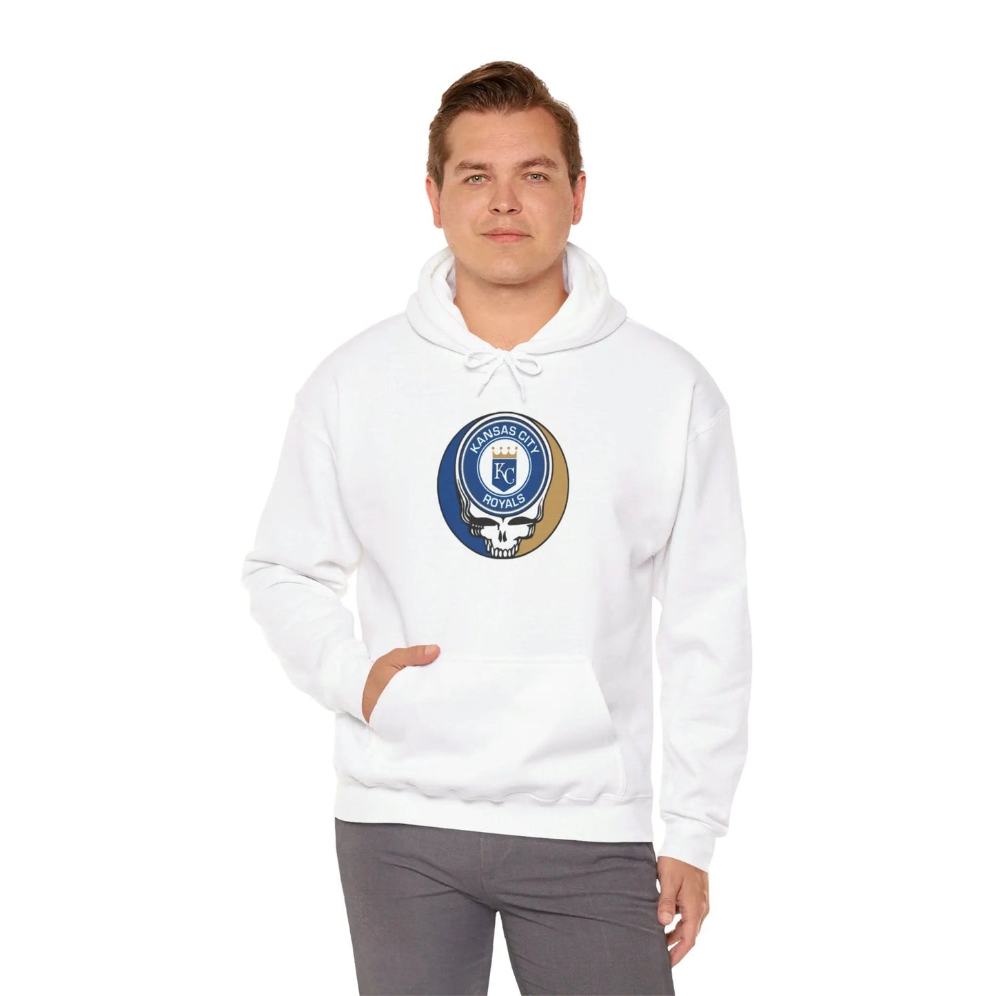 Kansas City Baseball Edition Heavy Blend Hoodie Unisex The Ballpark Collection Grateful Dead