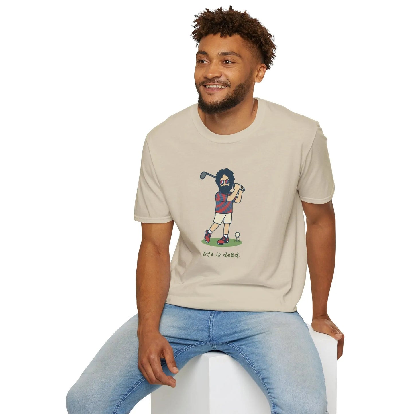 Life is Dead Golfing Jerry T-Shirt Grateful Dead