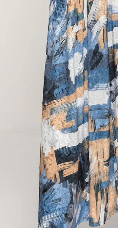 Maxi Dress Belted Textured Velvet Maxi Dress KMW