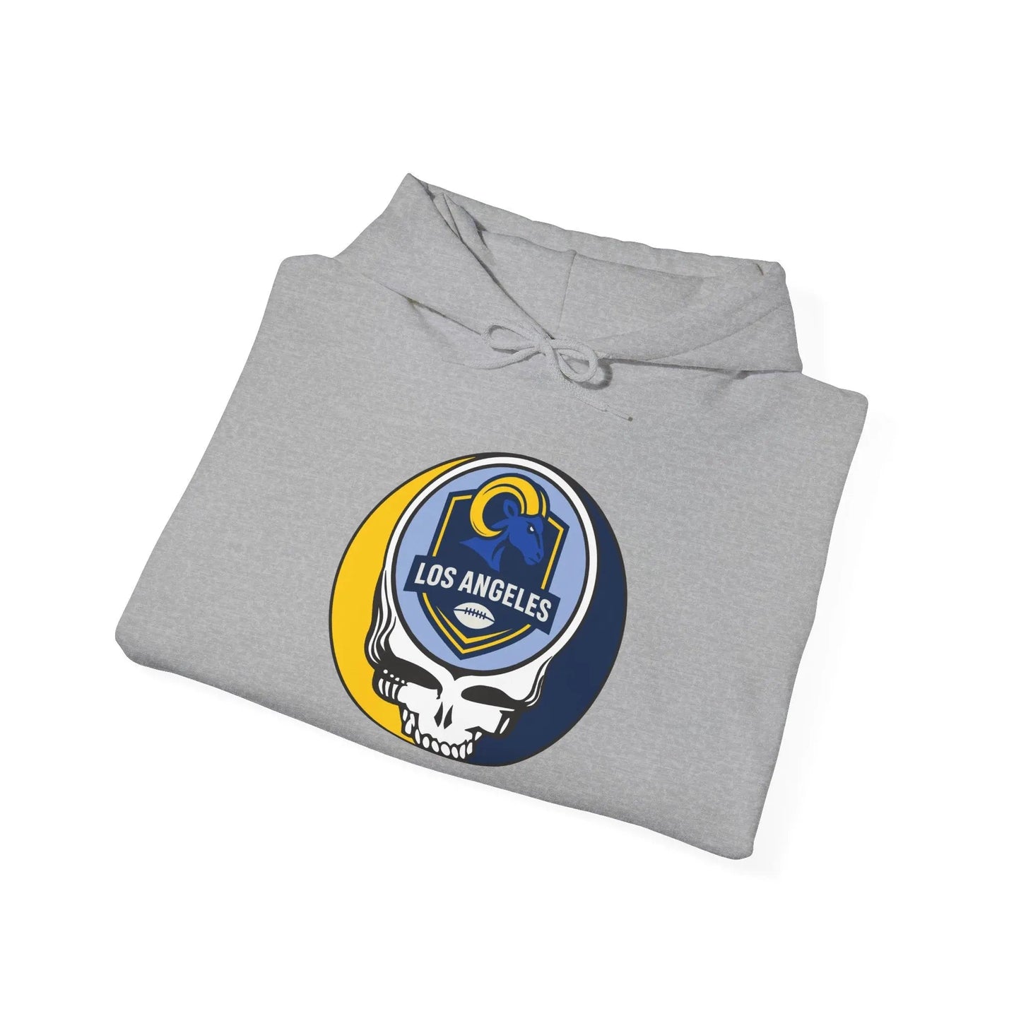 Los Angeles Rams Stealie Grateful Dead Hooded Sweatshirt NFL The Gridiron Collection