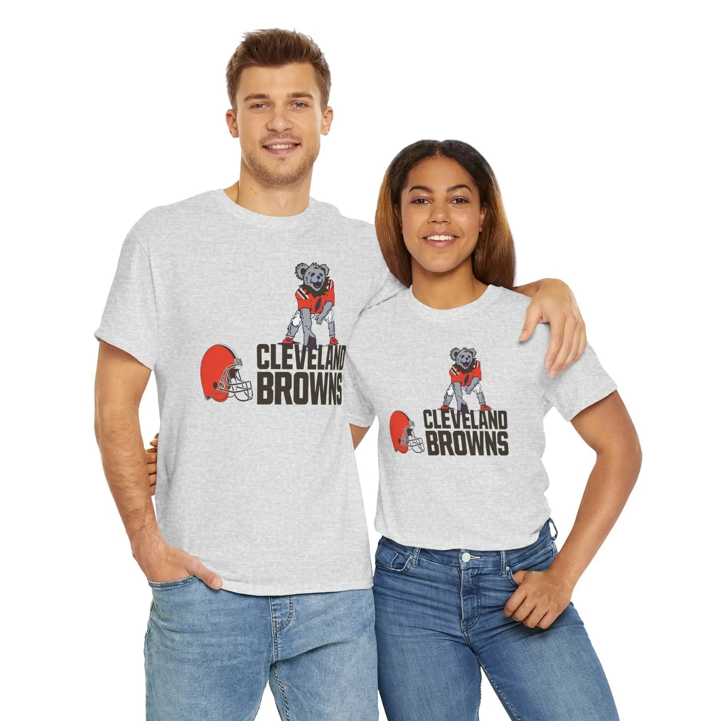 Cleveland Browns Dancing Bear Grateful Dead T-Shirt NFL
