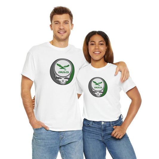 Philadelphia Eagles Skull T-Shirt NFL The Gridiron Collection