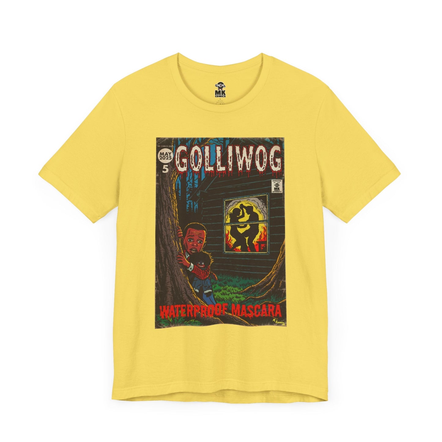 Waterproof Mascara Unisex Jersey Short Sleeve Tee Golliwog