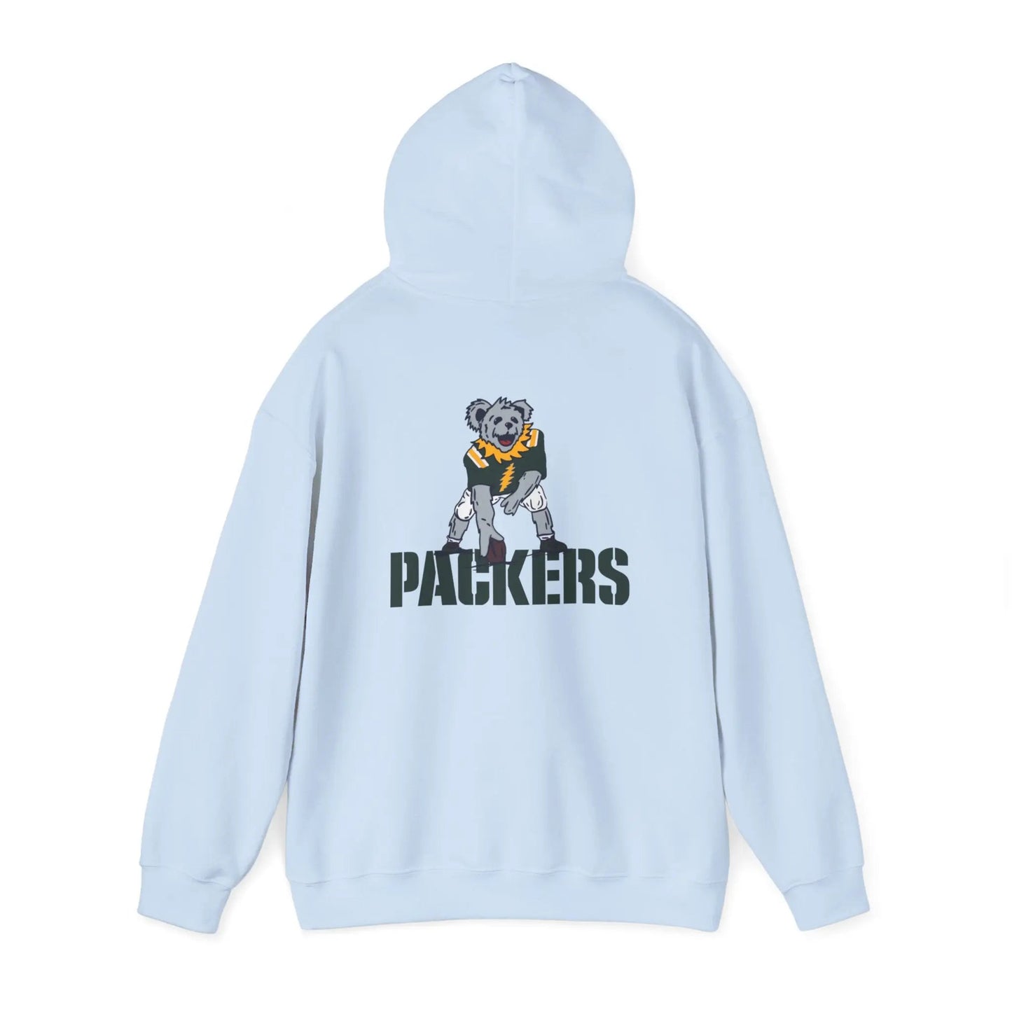 Green Bay Packers Dancing Bear Unisex Hoodie Two-Sided The Gridiron Collection