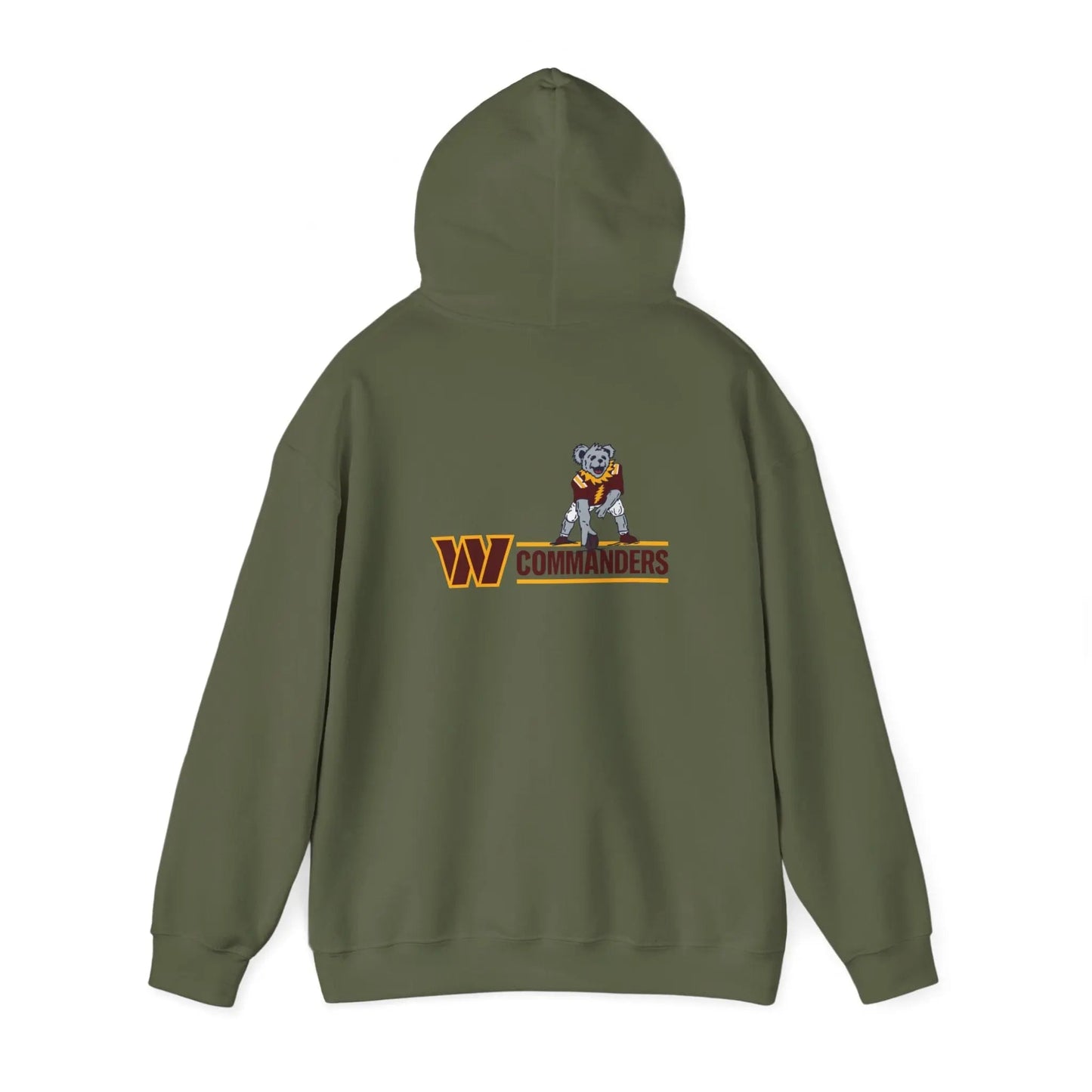 Washington Commanders Dancing Bear Unisex Hoodie Two-Sided The Gridiron Collection