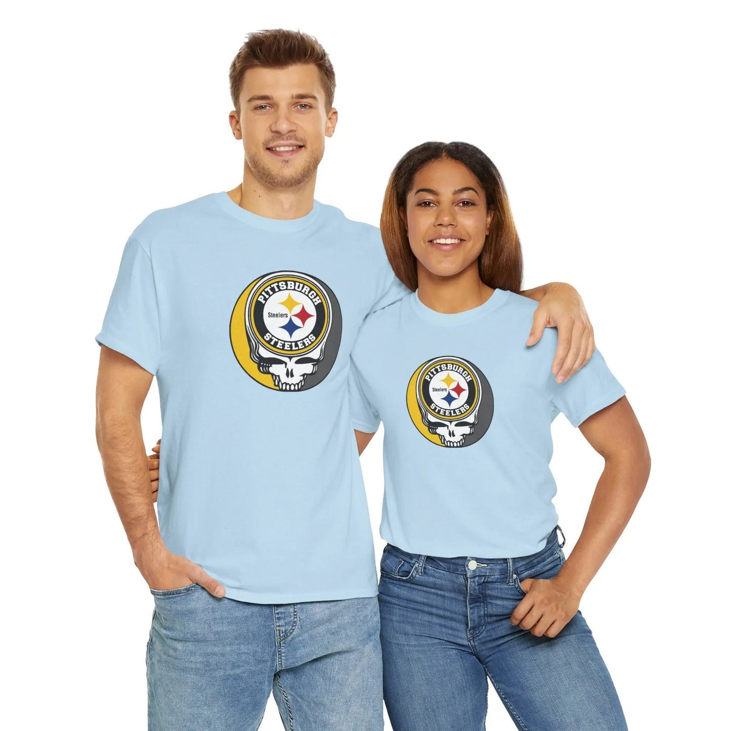 Pittsburgh Steelers Steal Your Face T-Shirt Grateful Dead The Gridiron Collection