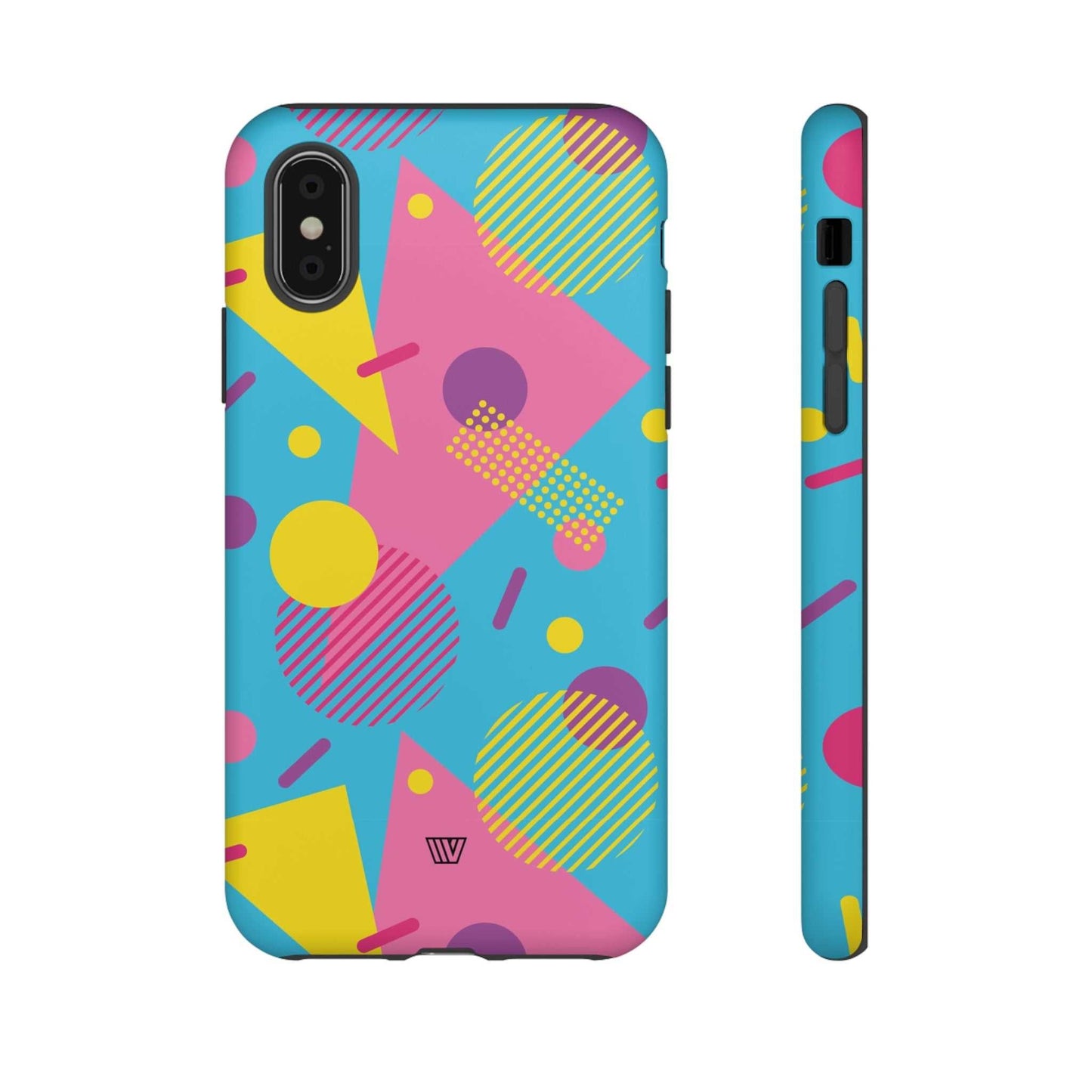 80s / 90s RETRO PATTERN LIGHT BLUE | Tough Phone Case