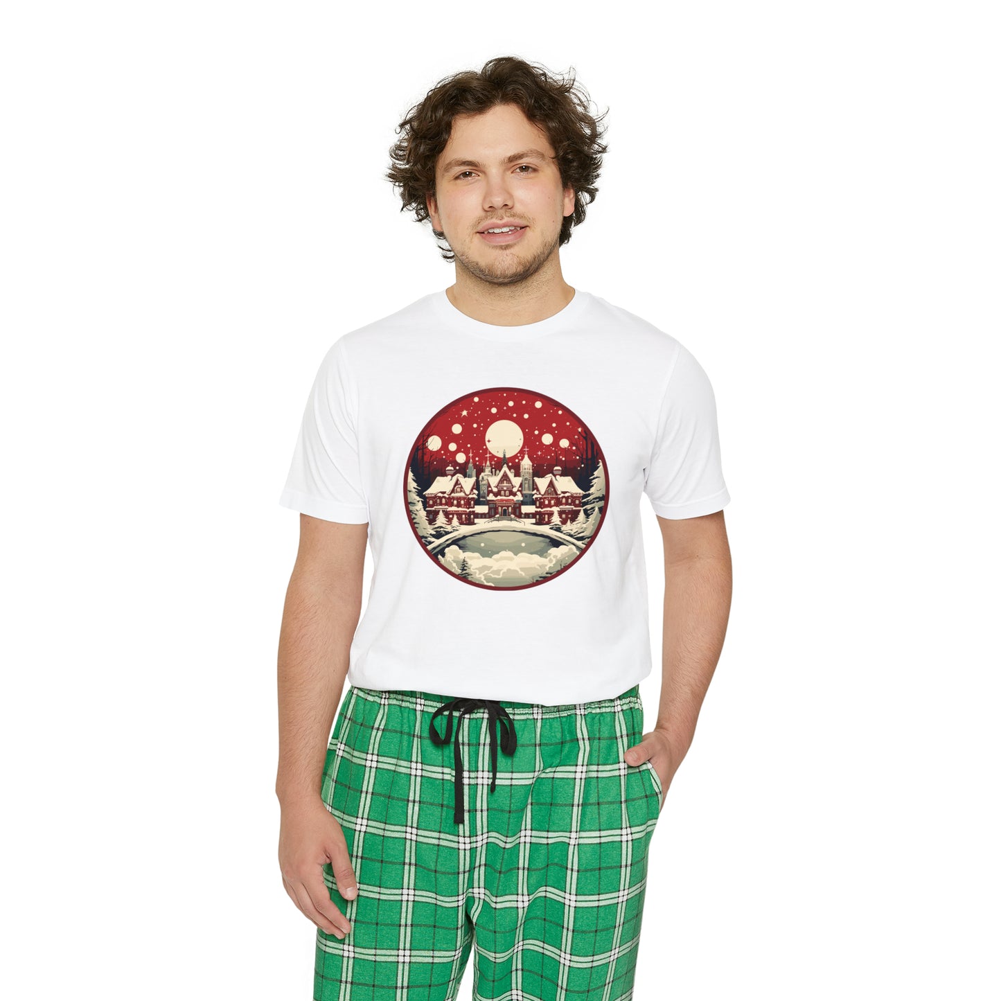 Christmas Men's Short Sleeve Pajama Set