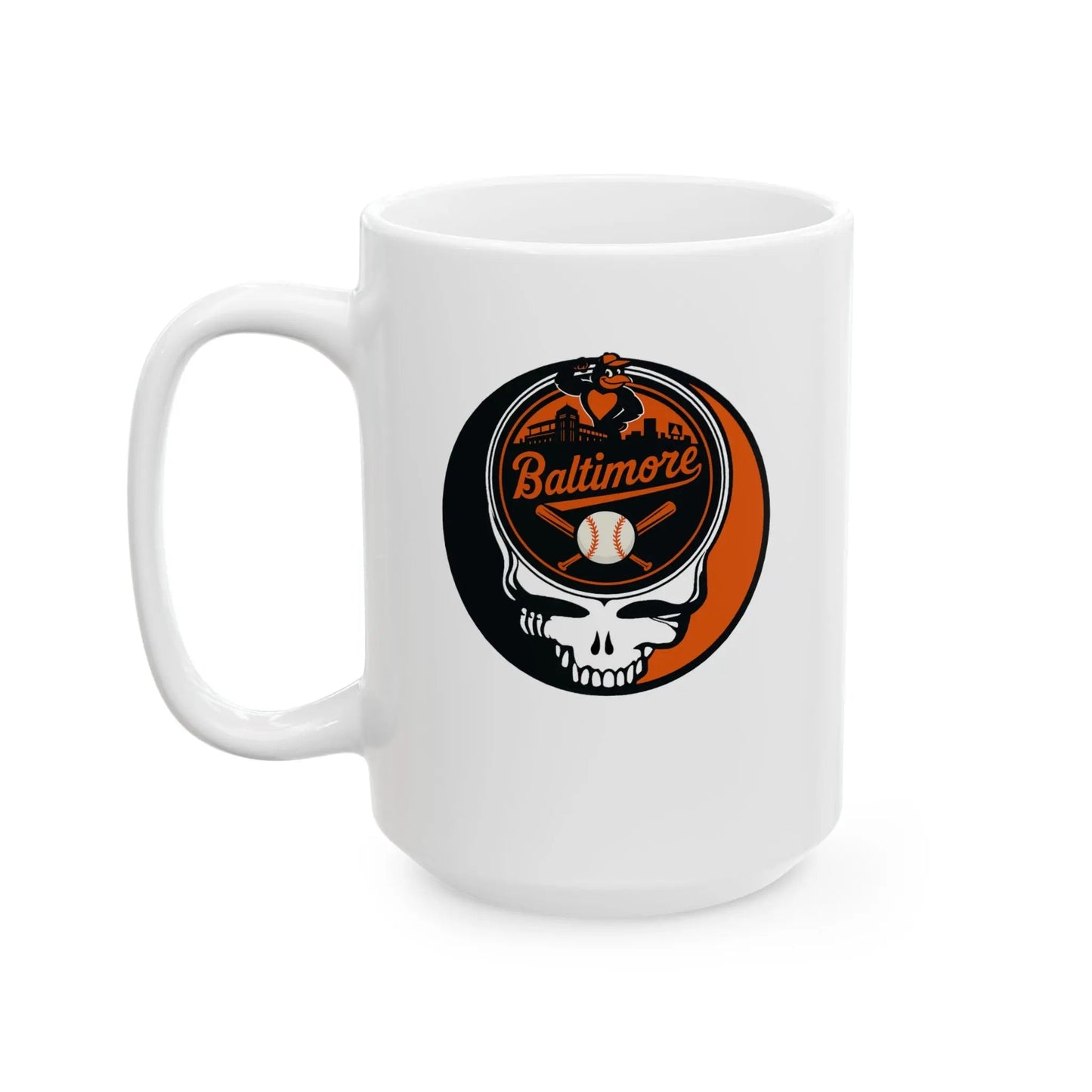 Baltimore Baseball Edition Stealie Ceramic Mug 15 Ounce MLB