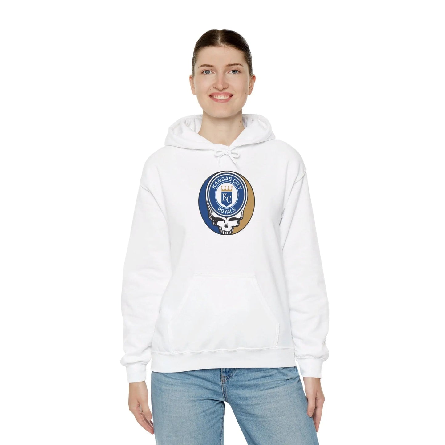 Kansas City Baseball Edition Heavy Blend Hoodie Unisex The Ballpark Collection Grateful Dead