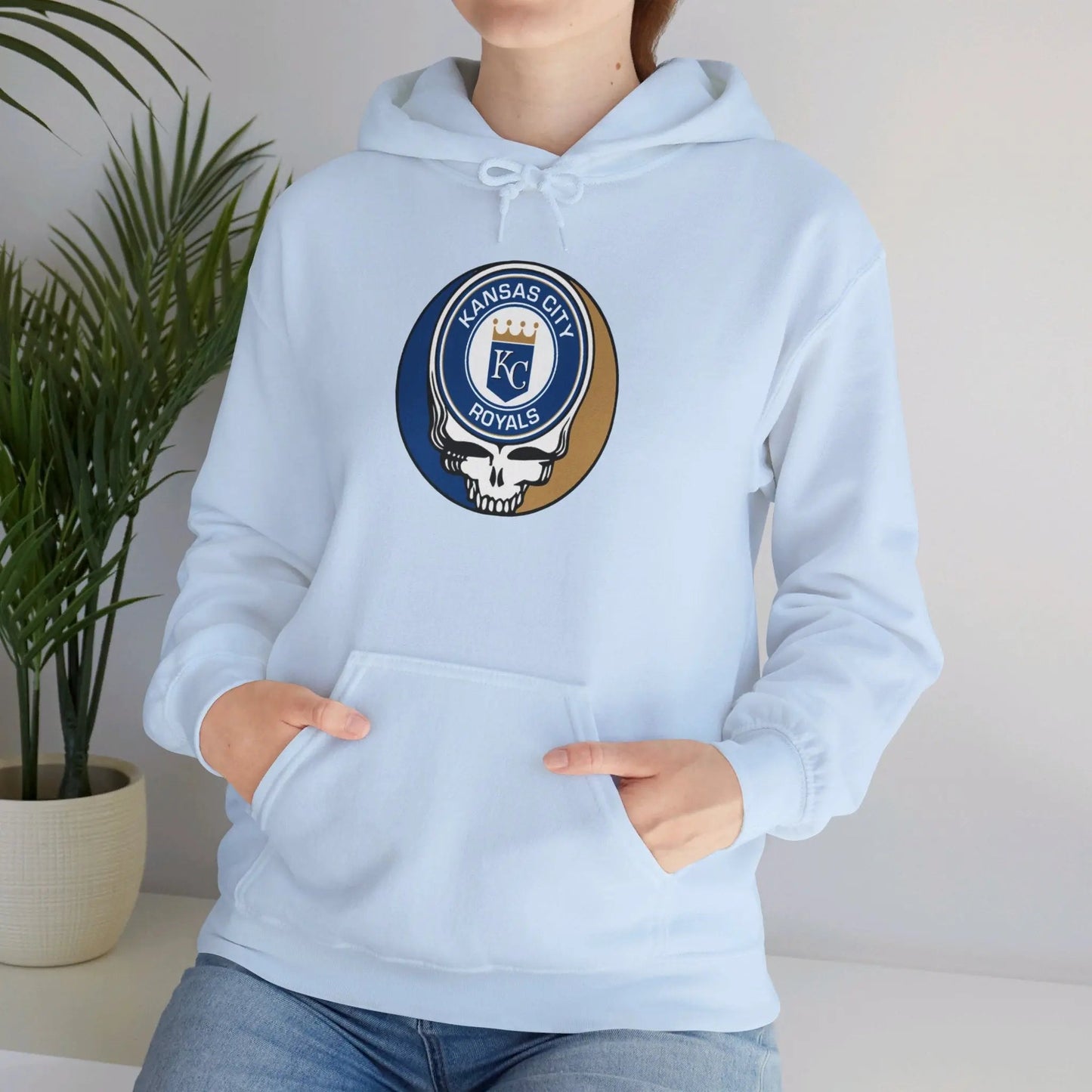Kansas City Baseball Edition Heavy Blend Hoodie Unisex The Ballpark Collection Grateful Dead
