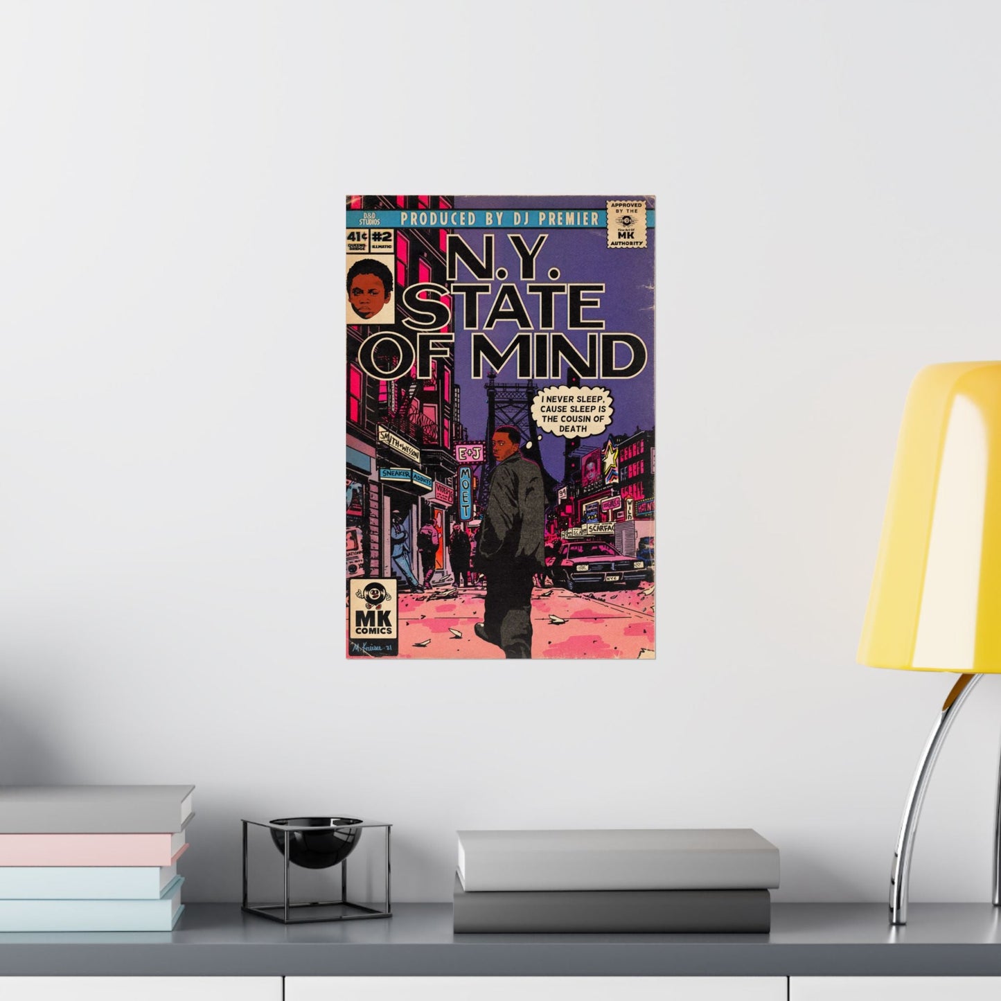 NY State Of Mind - Vertical Matte Poster