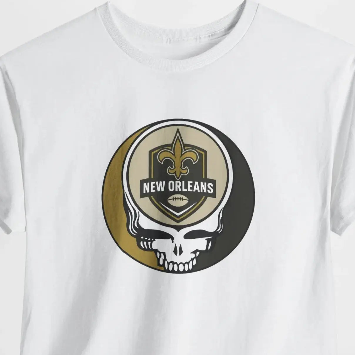 New Orleans Saints Steal Your Face T-Shirt Football Edition Grateful Dead NFL