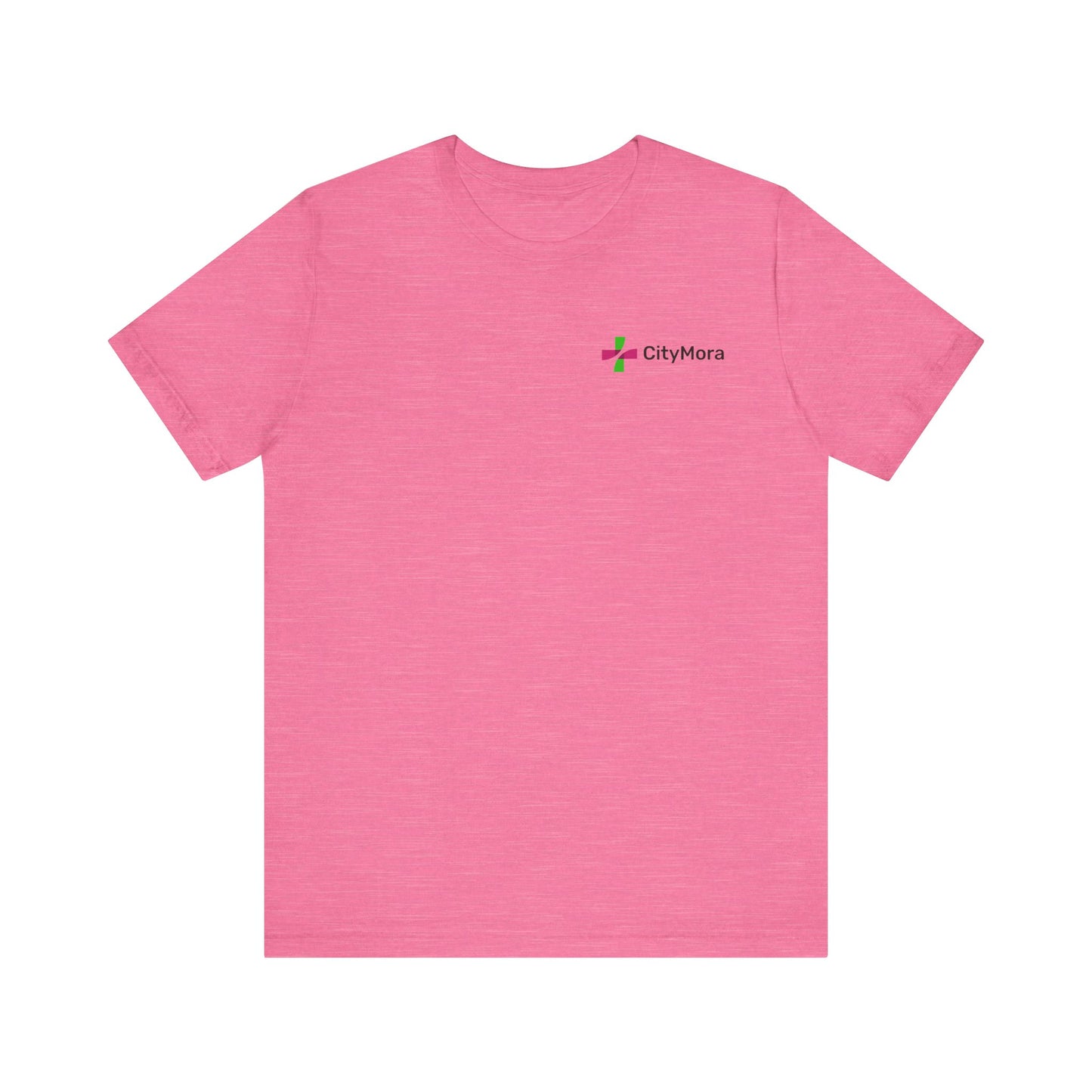 Casual Unisex Tee - 'CityMora' Motivational Short Sleeve Shirt