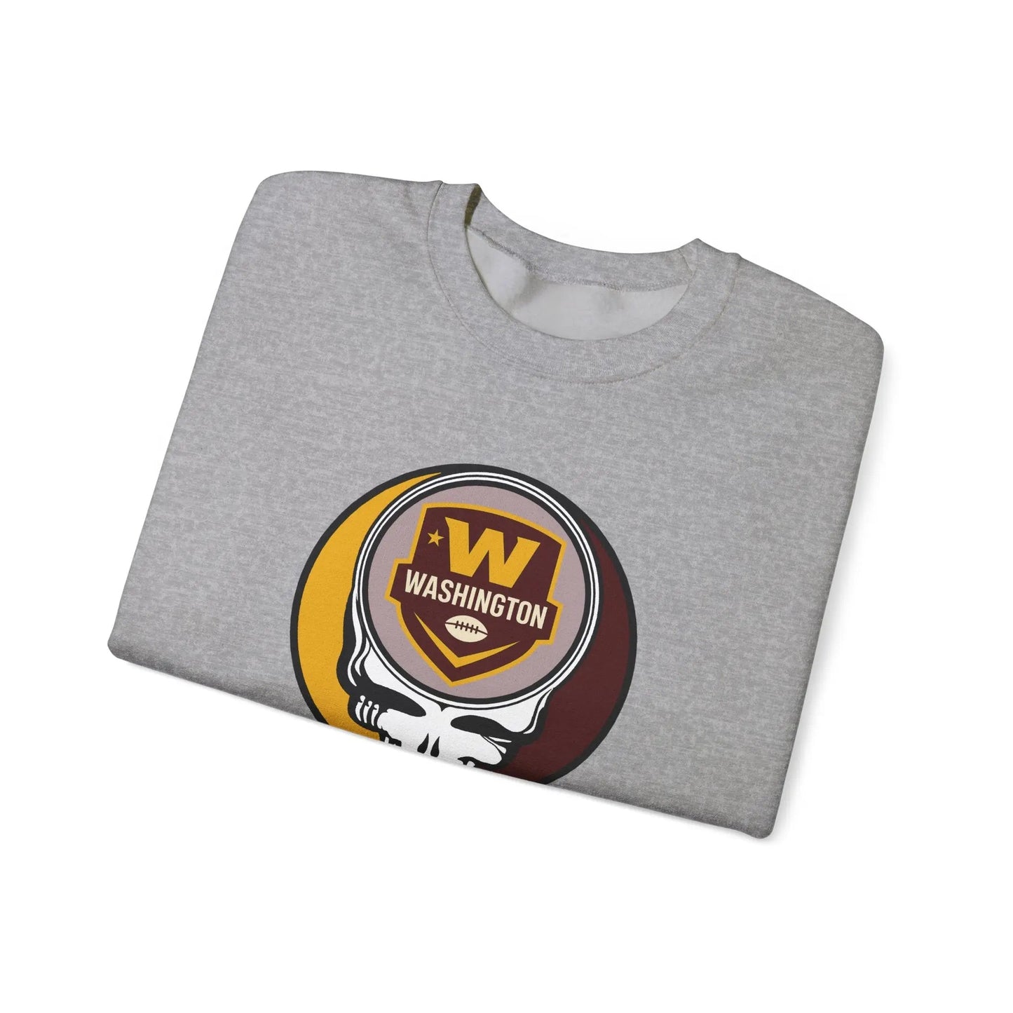 Washington Commanders Grateful Dead Stealie Crewneck Sweatshirt The Gridiron Collection NFL