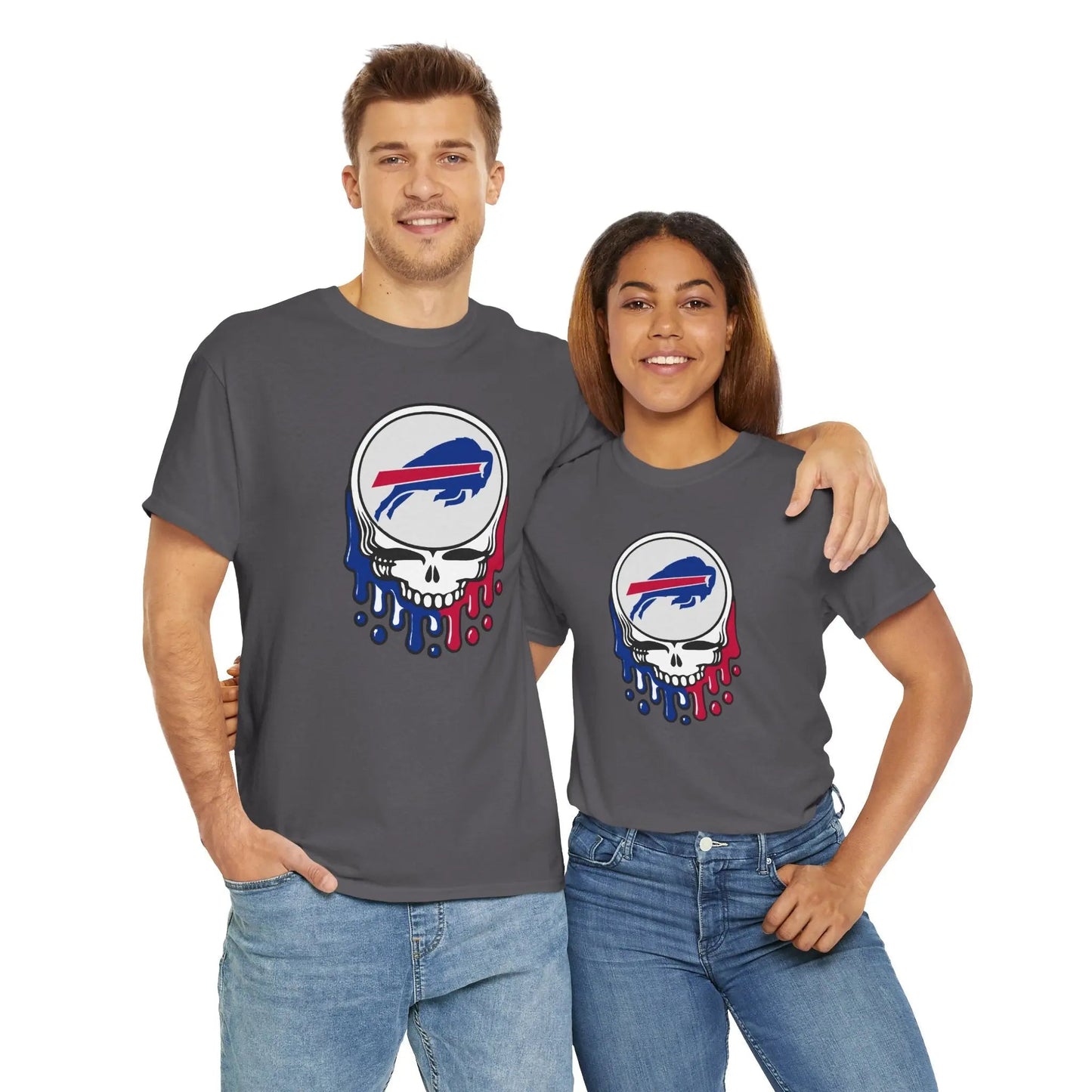 Buffalo Bills Dripping Stealie T-Shirt NFL The Gridiron Collection