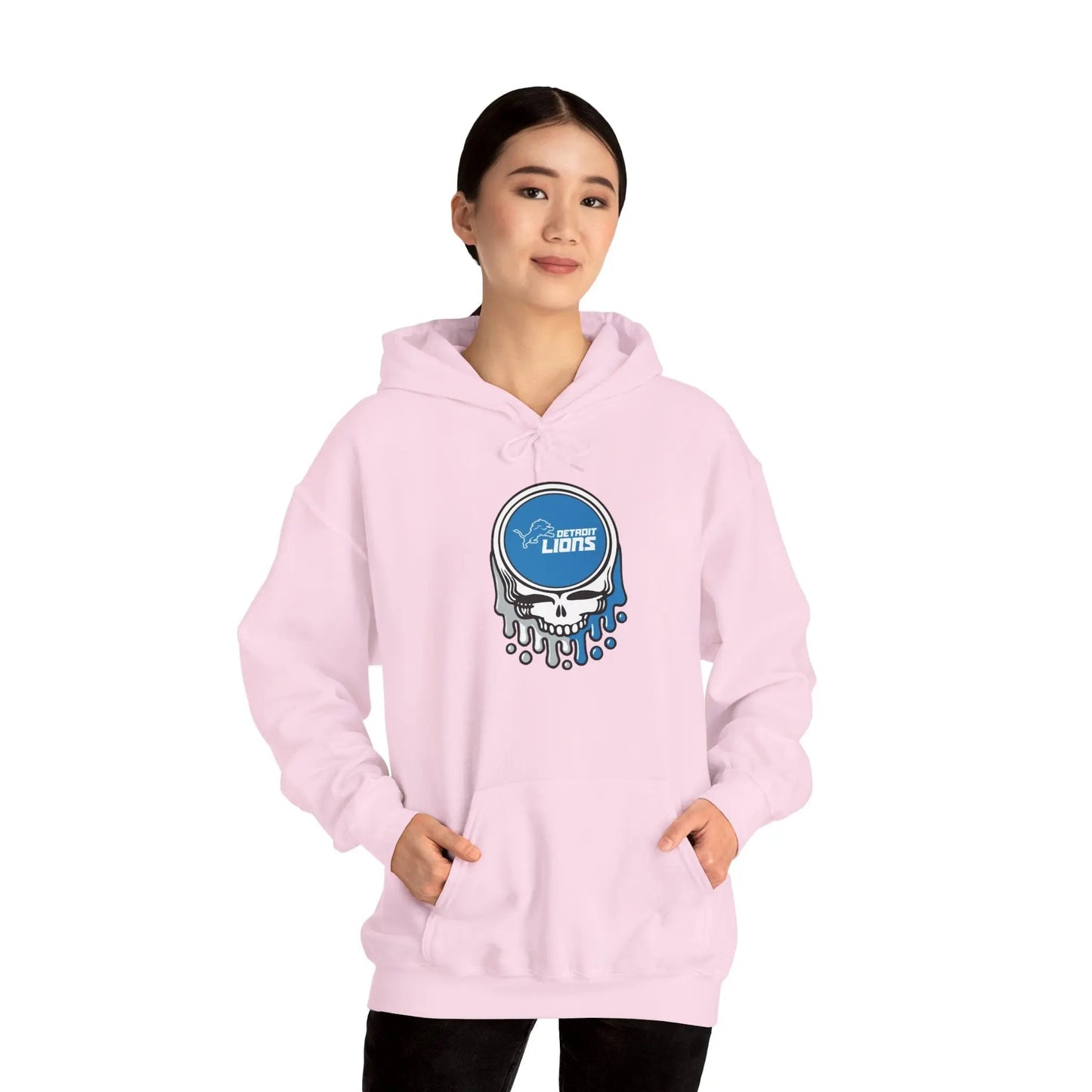 Detroit Lions Grateful Dead Hooded Sweatshirt The Gridiron Collection