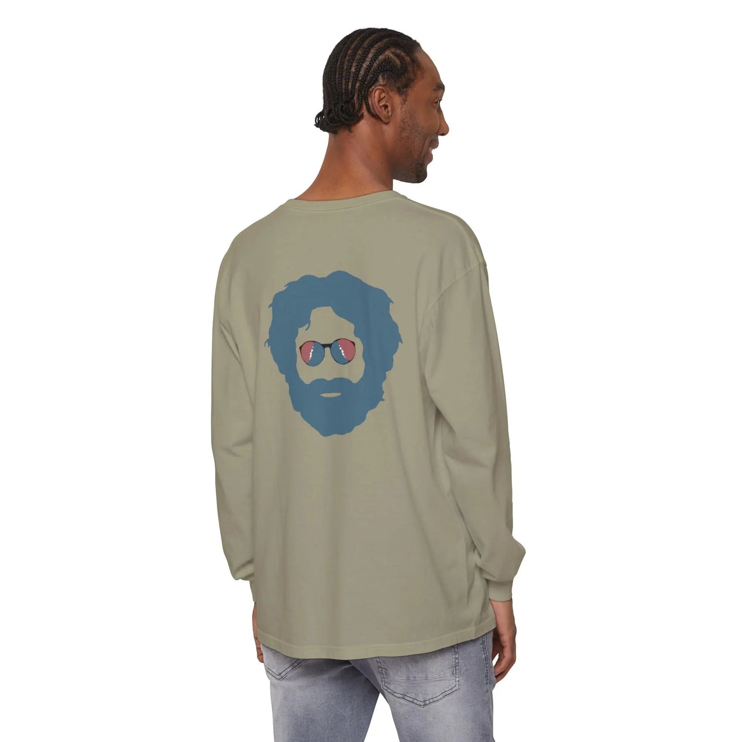 Jerry Garcia Vineyard Collection Garment-dyed Long Sleeve T-Shirt Grateful Dead