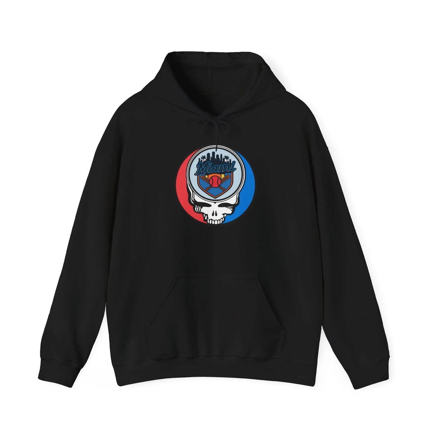 Miami Marlins Grateful Dead Unisex Heavy Blend Hoodie The Ballpark Collection