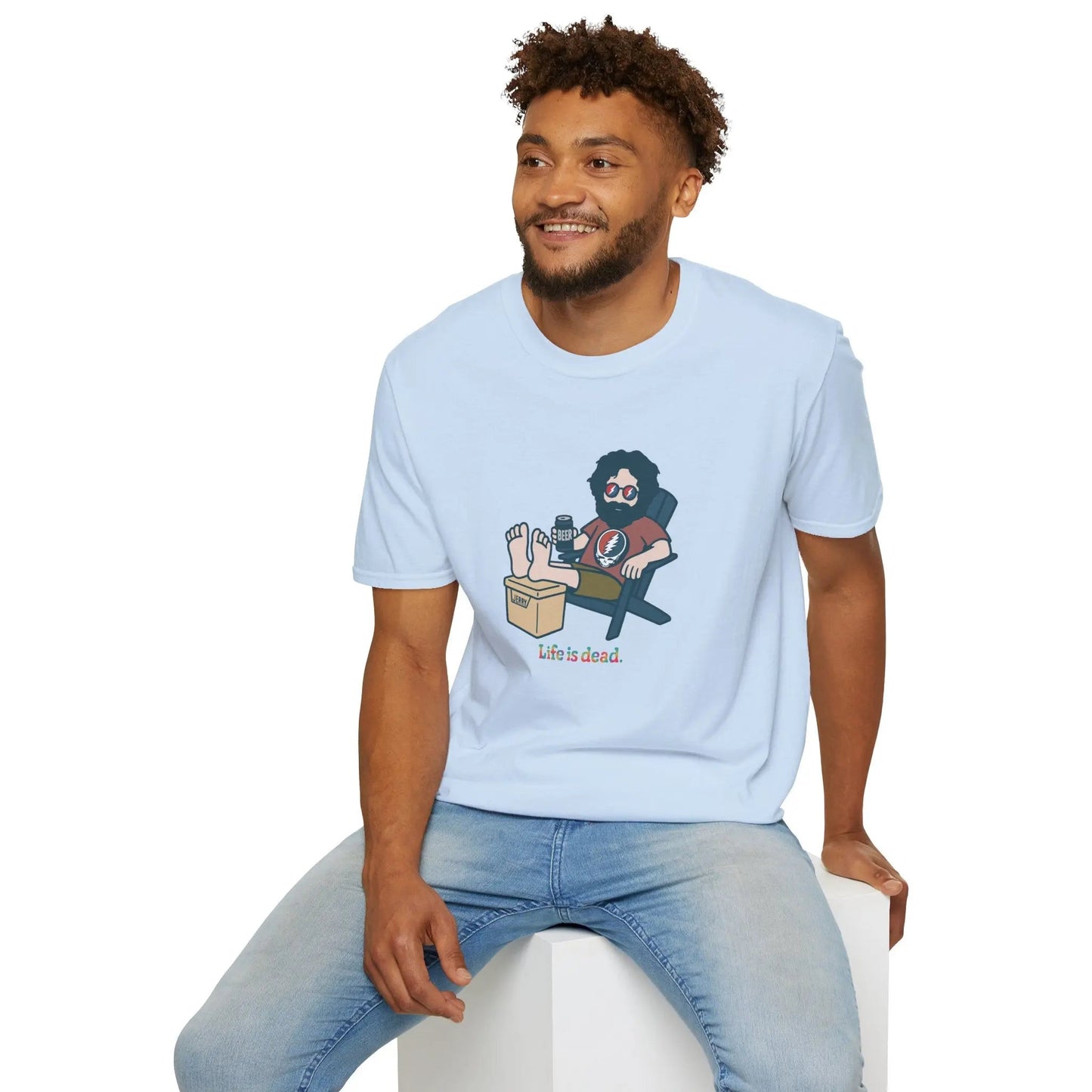 Stay Cool Jerry Life is Dead T-Shirt Grateful Dead