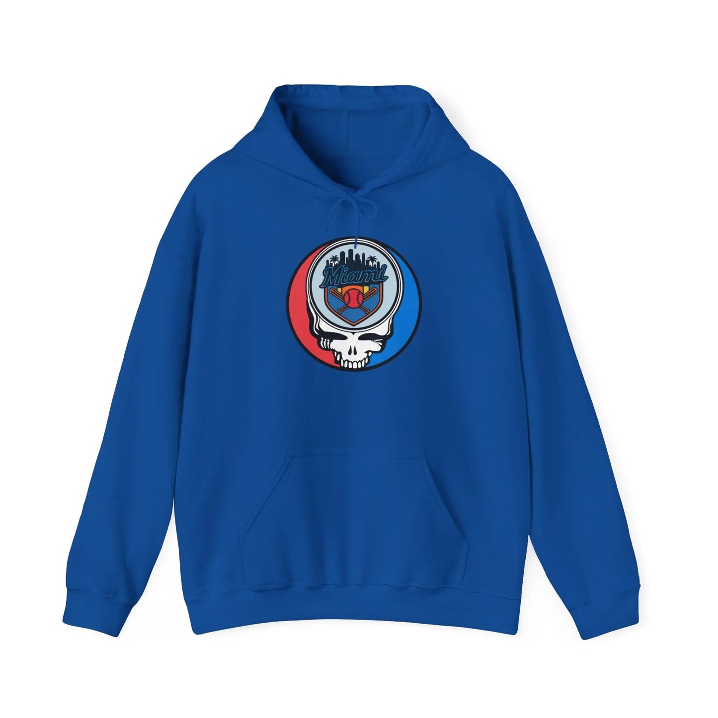 Miami Marlins Grateful Dead Unisex Heavy Blend Hoodie The Ballpark Collection