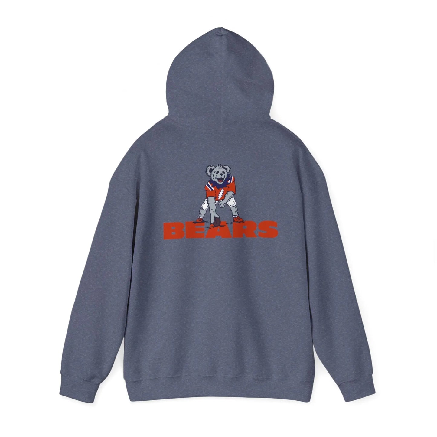 Chicago Bears Dancing Bear Unisex Hoodie Two-Sided The Gridiron Collection
