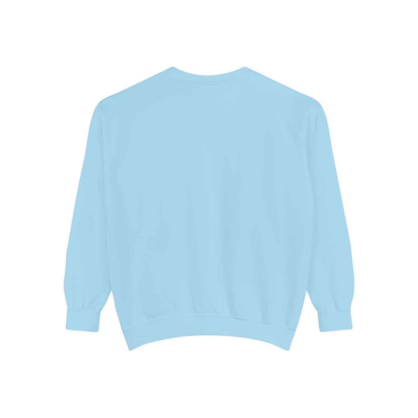 Unisex Garment-Dyed Sweatshirt - Chill Vibes with STRAWBERIFY Text