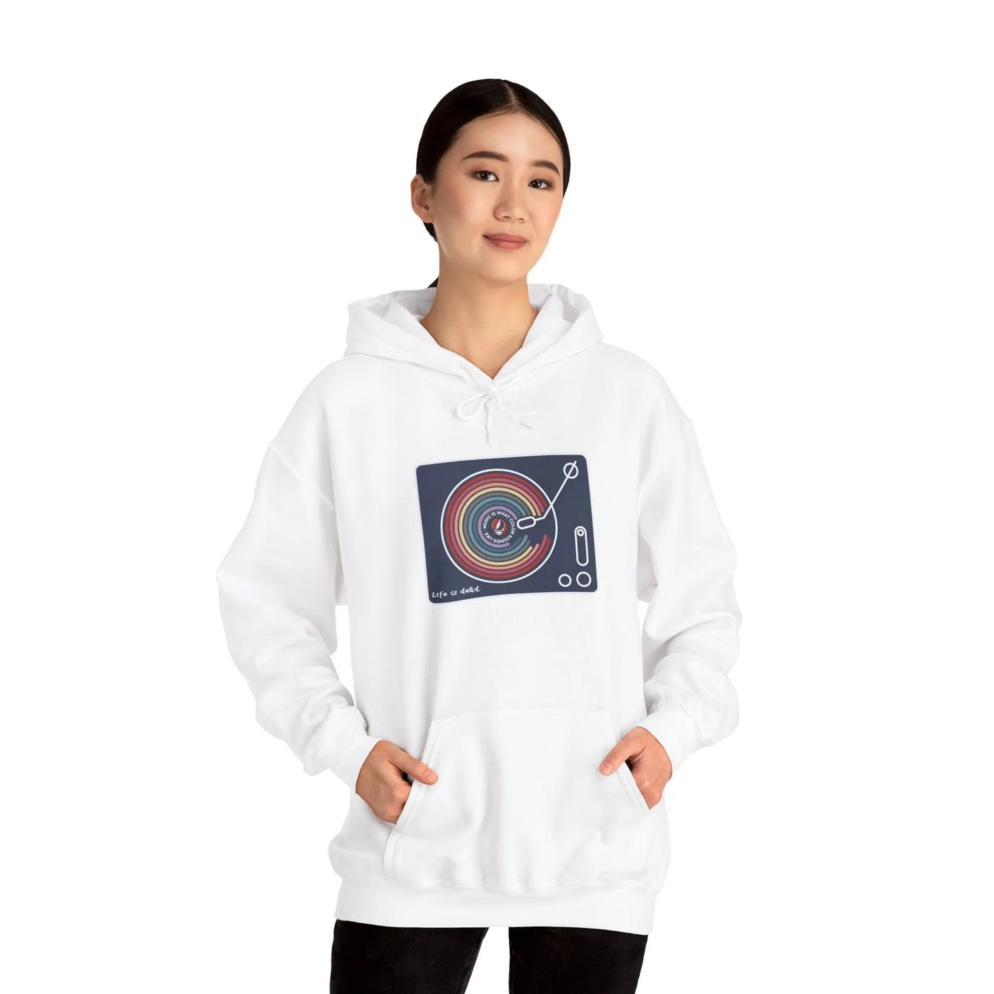 Life is dead Music Is What Colors Sound Like Unisex Hoodie Grateful Dead