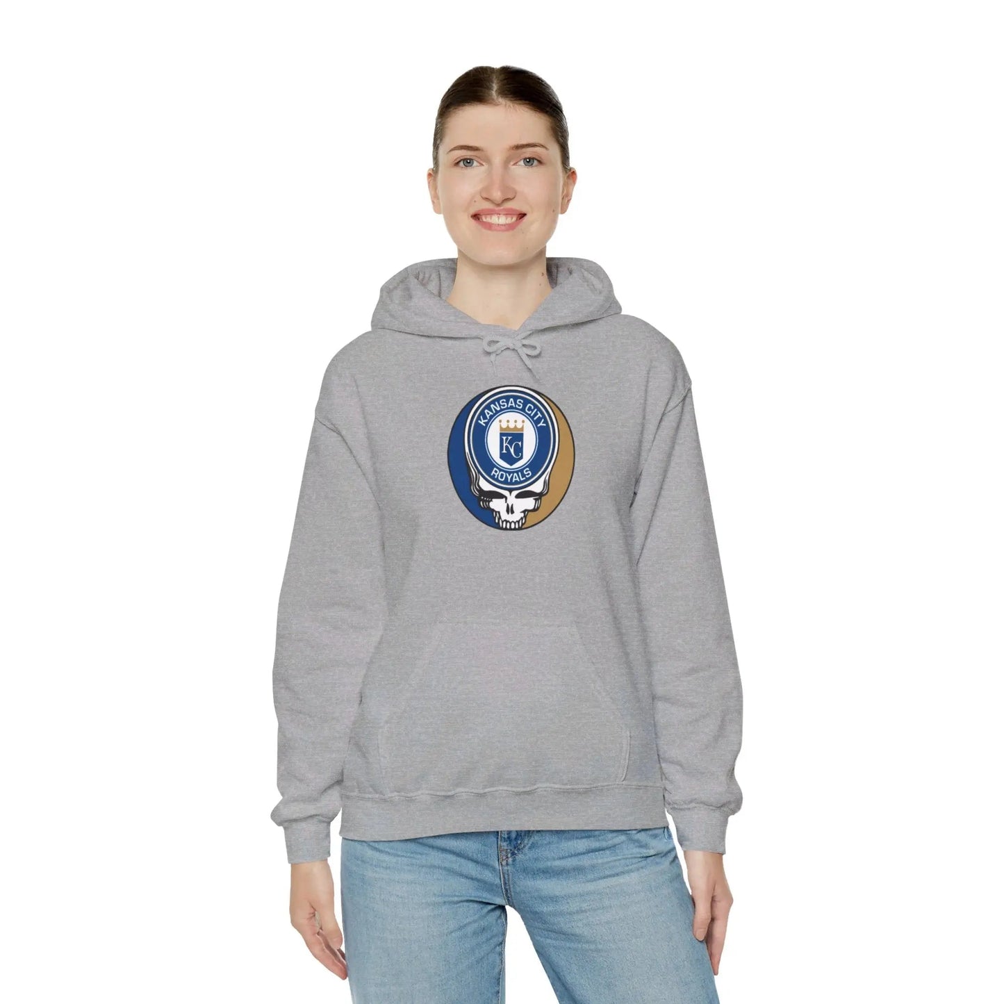Kansas City Baseball Edition Heavy Blend Hoodie Unisex The Ballpark Collection Grateful Dead