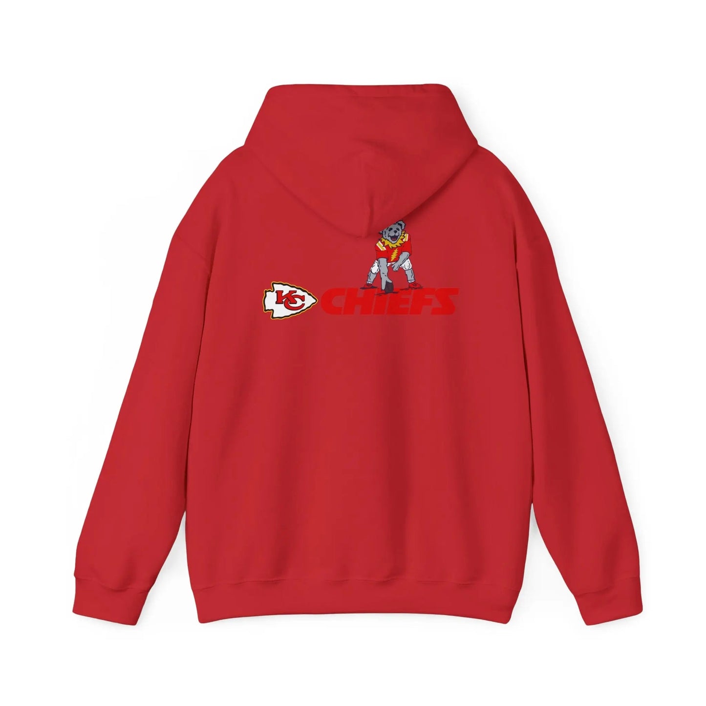 Kansas City Chiefs Dancing Bear Unisex Two-Sided Hoodie The Gridiron Collection