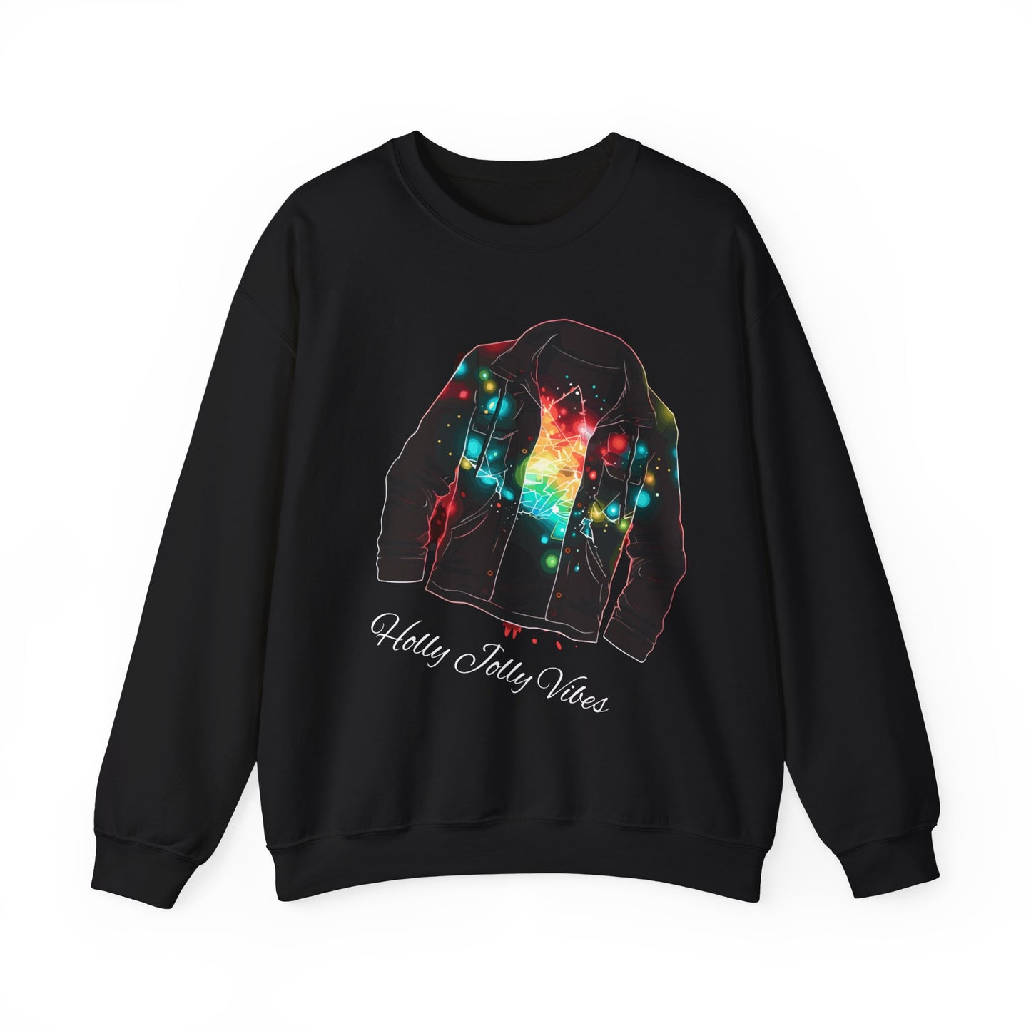 Holly Jolly Vibes Christmas Shirt Unisex Sweatshirt Gildan
