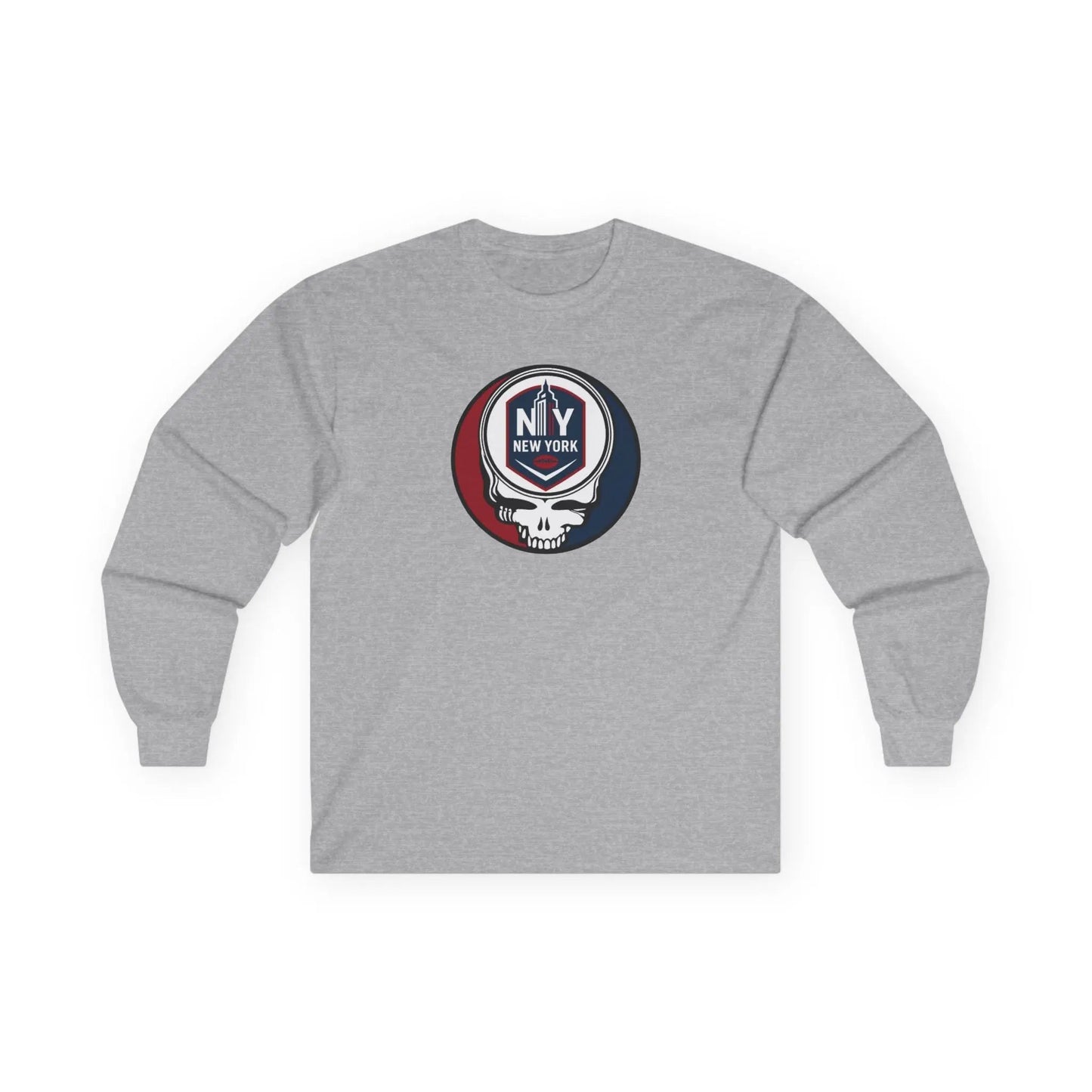 New York Giants Grateful Dead Long Sleeve Ultra-Cotton Tee NFL The Gridiron Collection