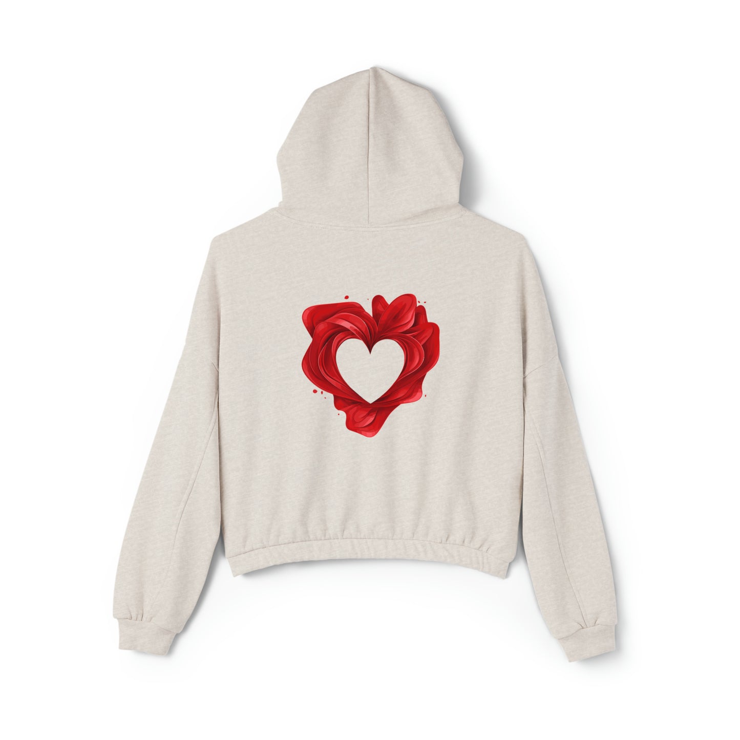 Valentine's best Gift, Women's Cinched Bottom Hoodie