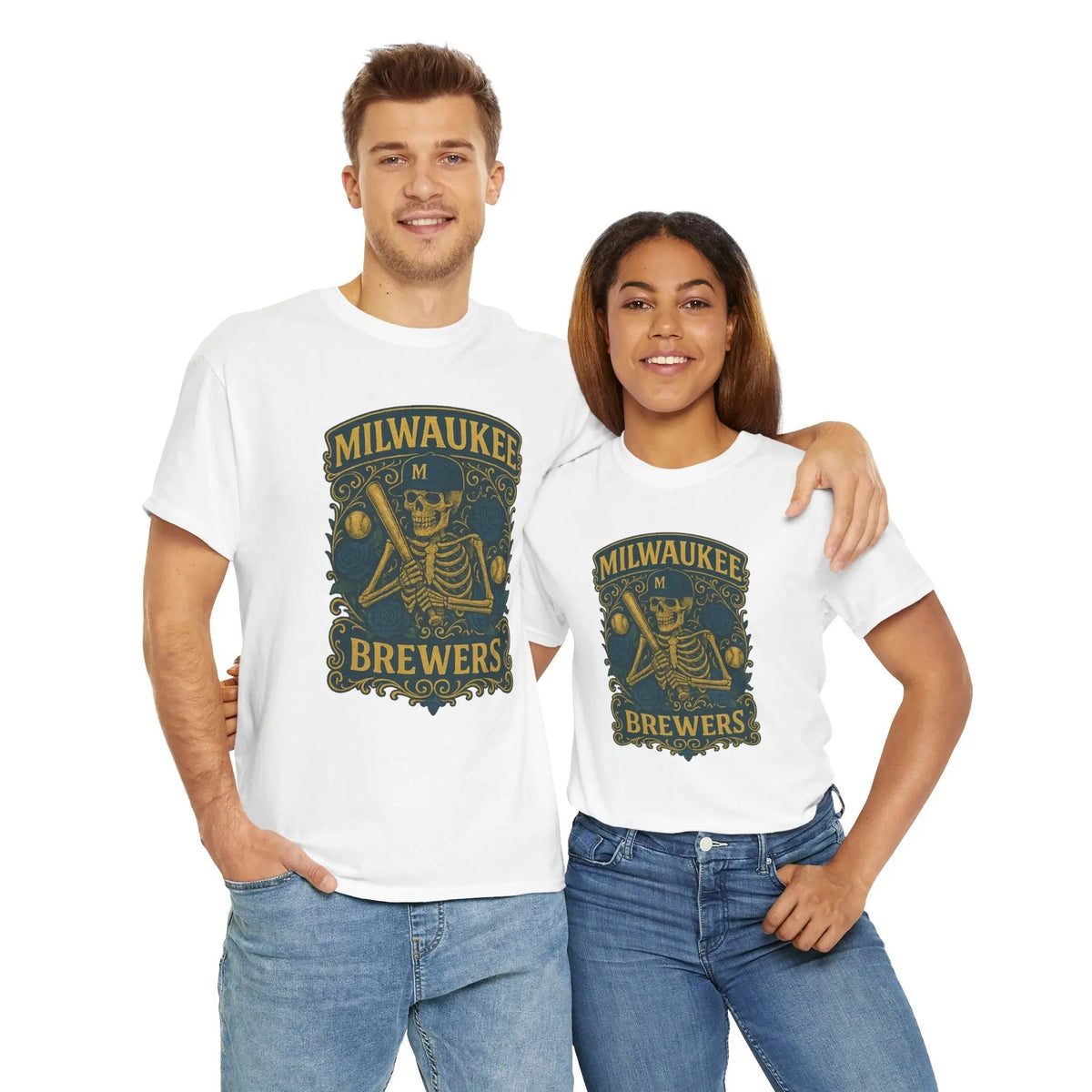 Milwaukee Baseball Edition Retro Poster Art T-shirt The Ballpark Collection
