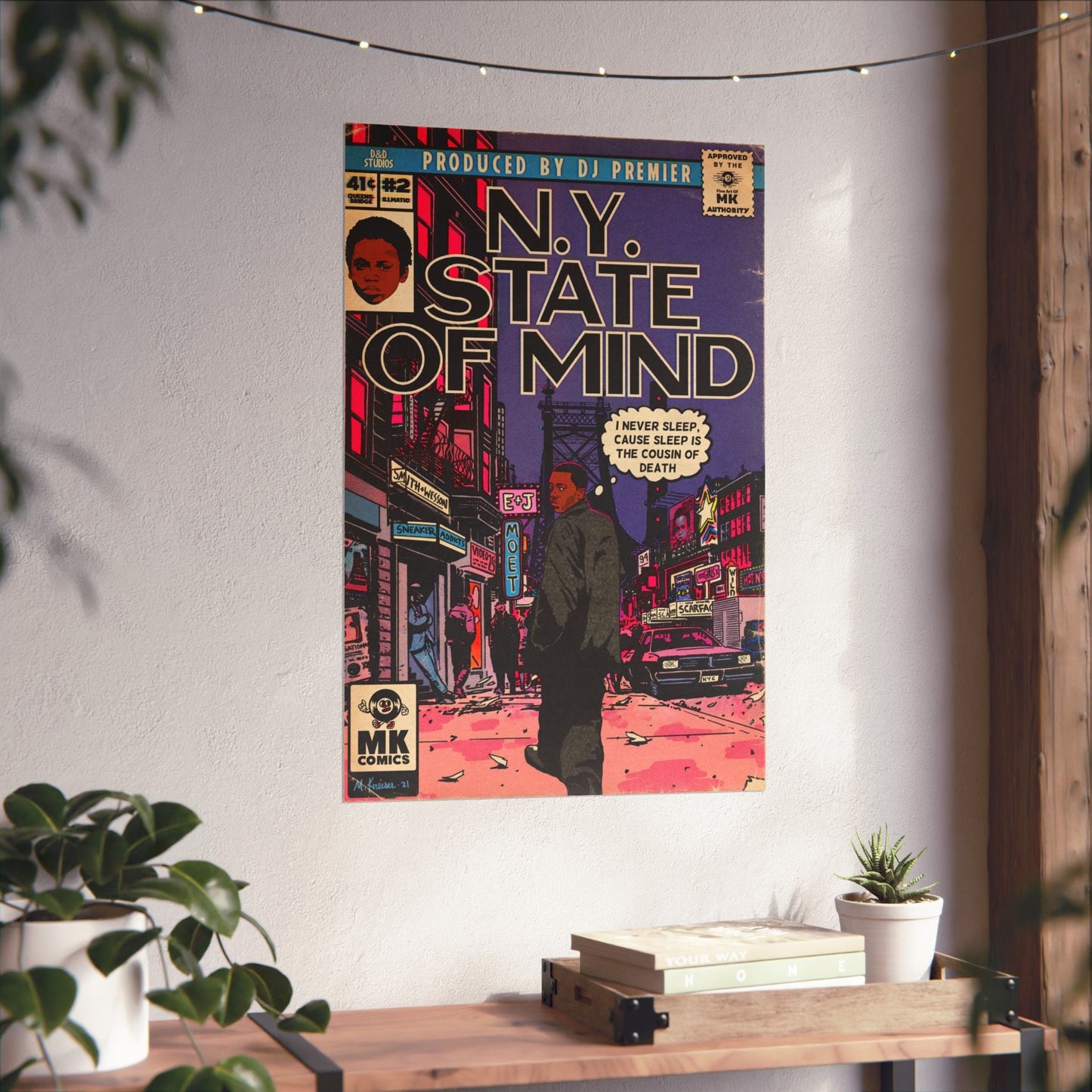 NY State Of Mind - Vertical Matte Poster
