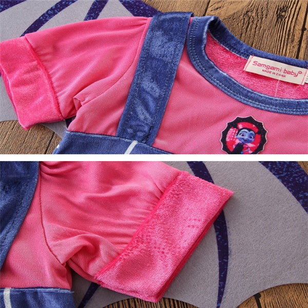 Halloween short sleeve princess dress for infants and young children