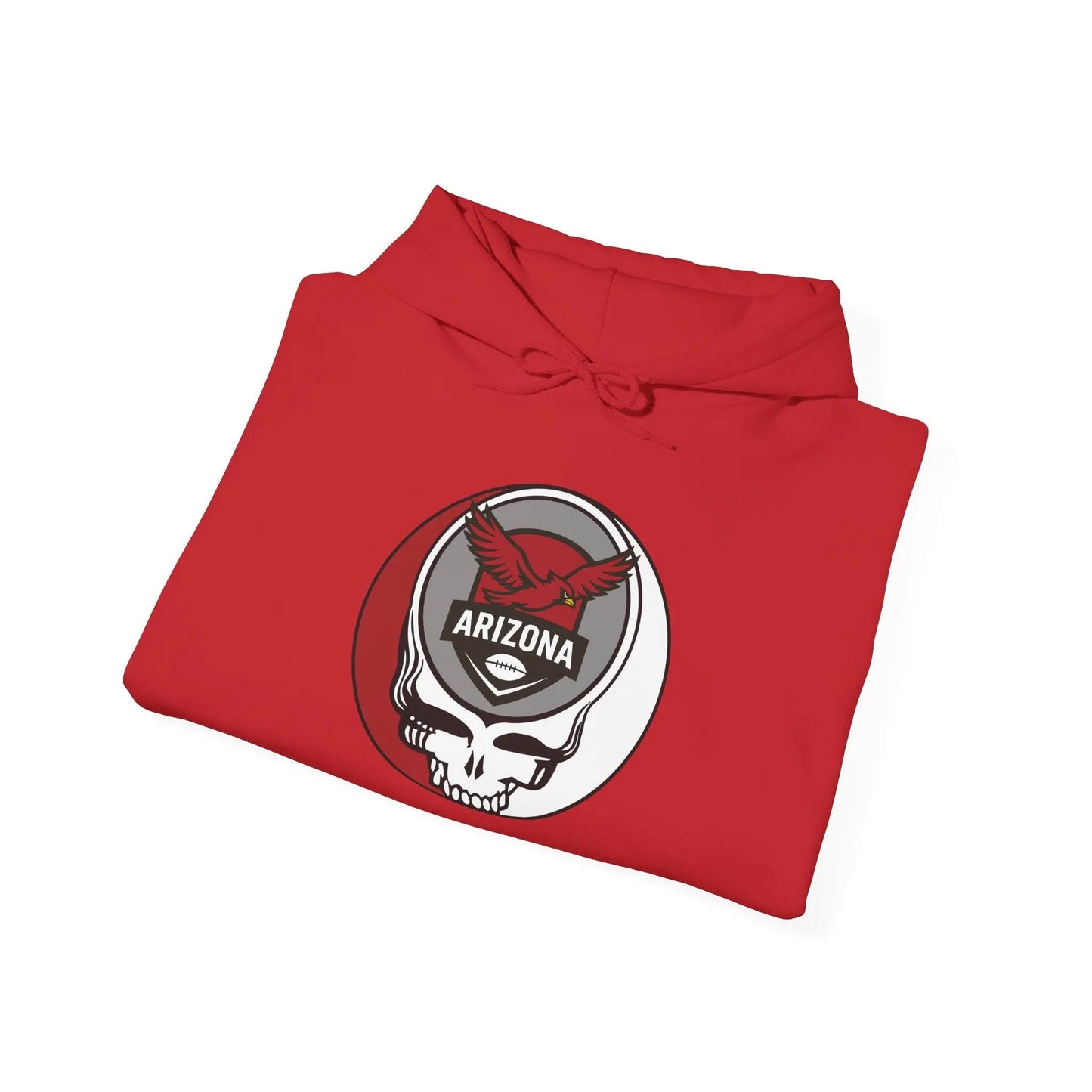 Arizona Cardinals Stealie Grateful Dead Hooded Sweatshirt NFL The Gridiron Collection