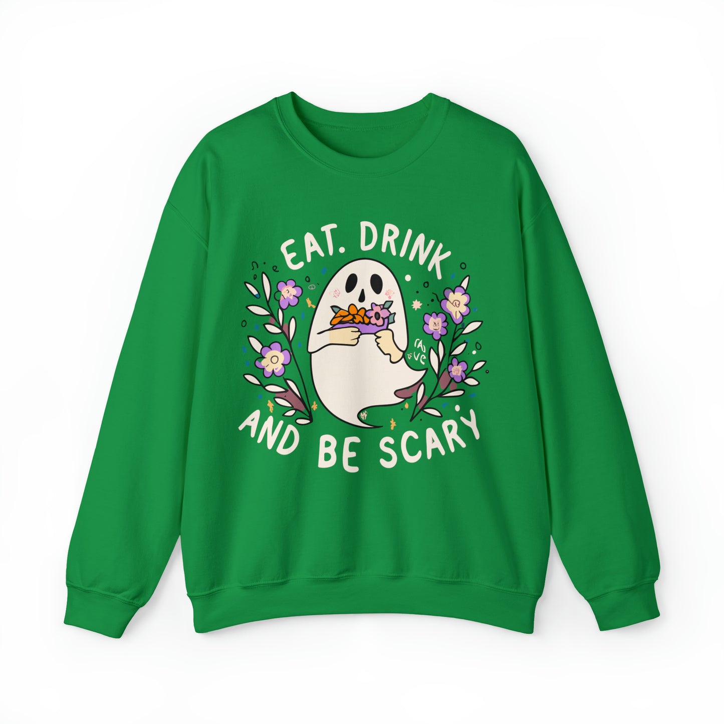 Halloween Eat, Drink and Be Scary Spooky Sweatshirt, Spooky Season Halloween Sweatshirt, Winter Sweatshirt, Spooky Sweatshirt, Halloween Gifts