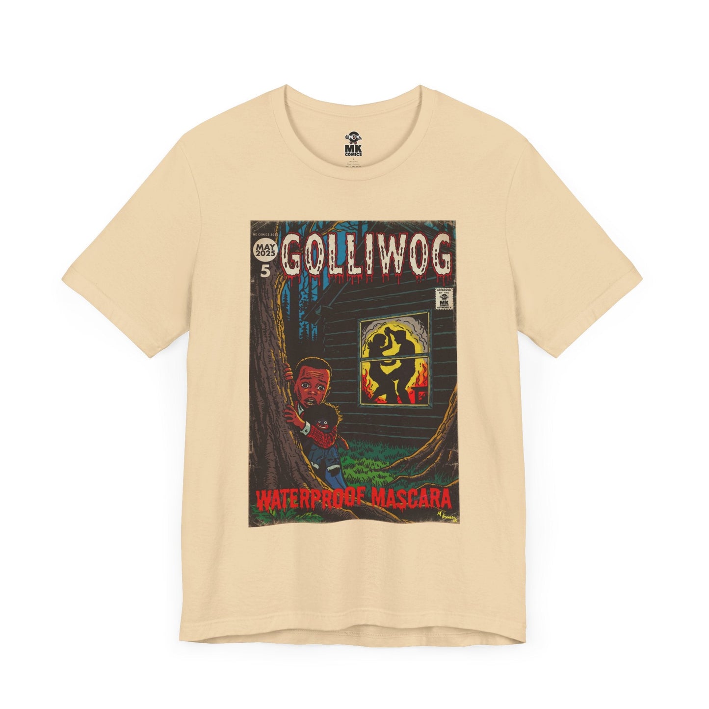 Waterproof Mascara Unisex Jersey Short Sleeve Tee Golliwog